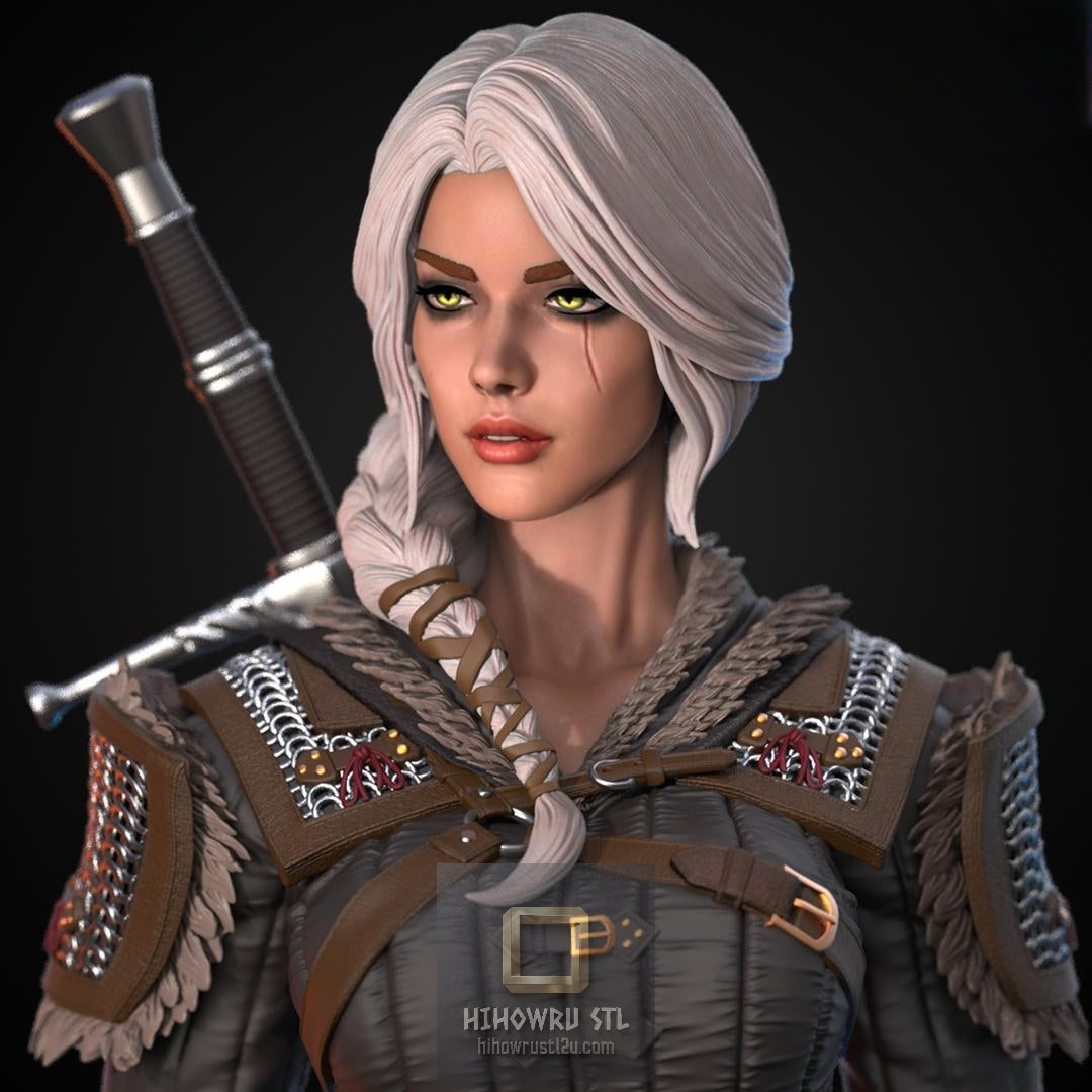 5603 Ciri - The Witcher 4 - STL 3D Print Files