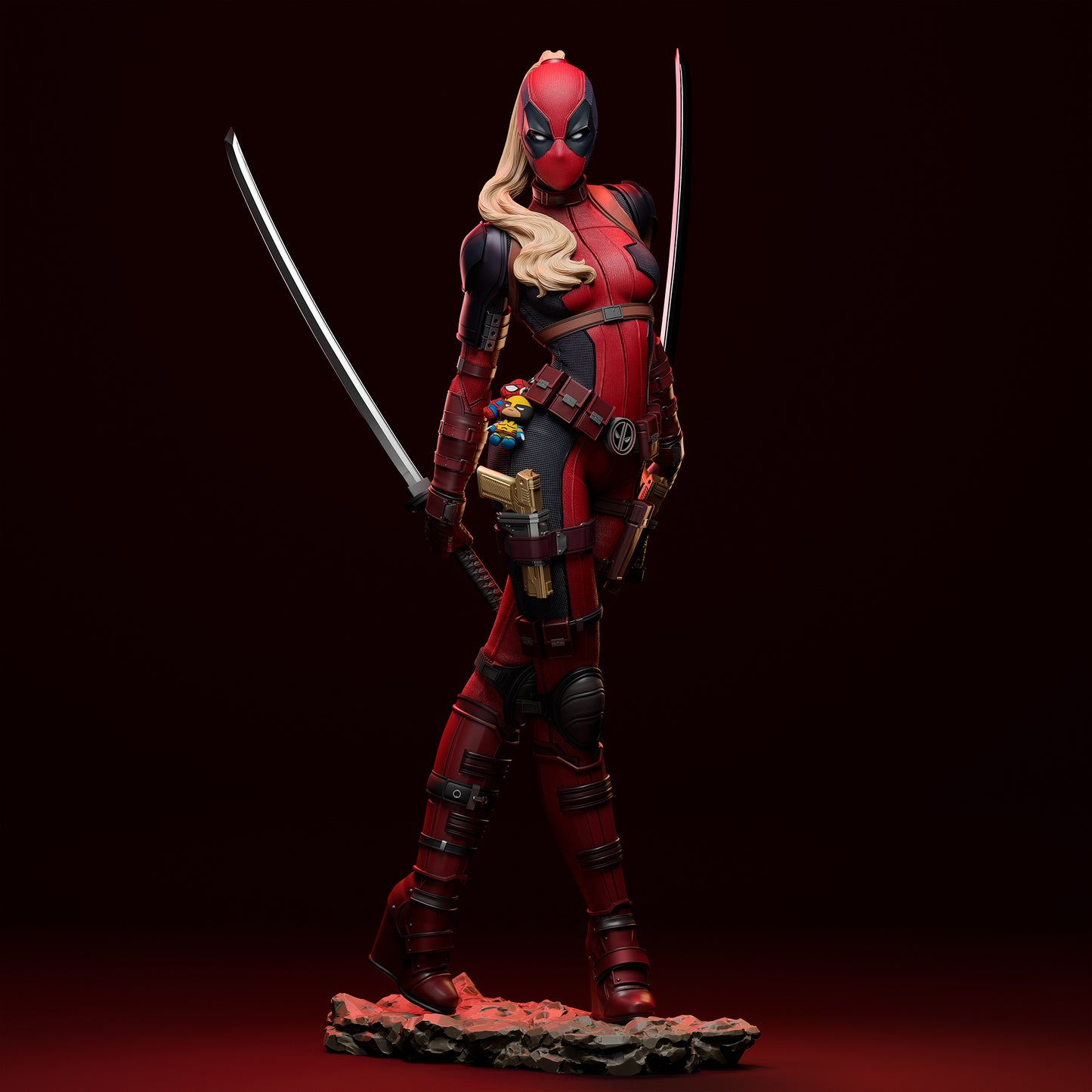 2836 Lady Deadpool - Deadpool - STL 3D Print Files