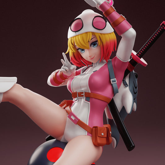 3510 Gwenpool - Gwendolyn Poole - STL 3D Print Files