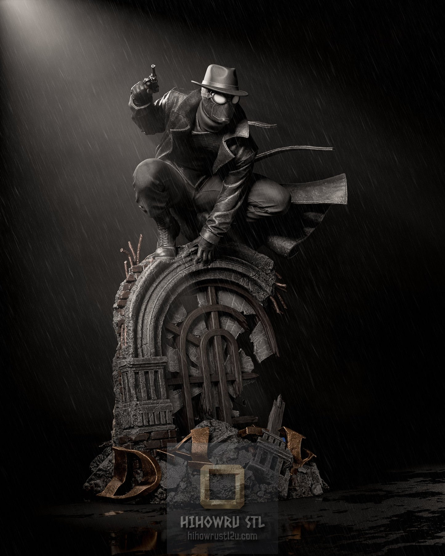 5230 Spider-Man Noir - Marvel Comics - STL 3D Print Files