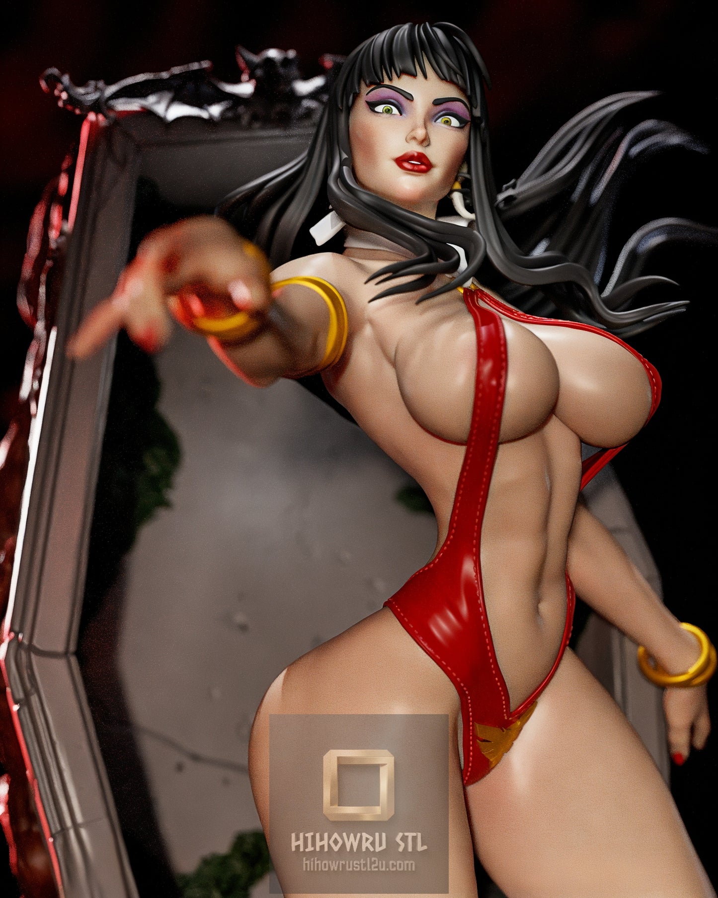 5485 Vampirella NSFW - STL 3D Print Files