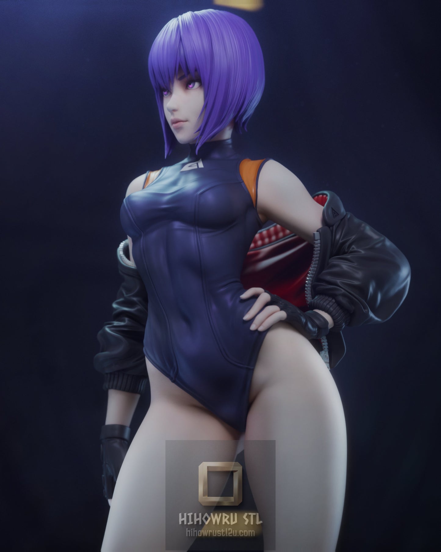 5151 Motoko Kusanagi - Ghost in the Shell - STL 3D Print Files