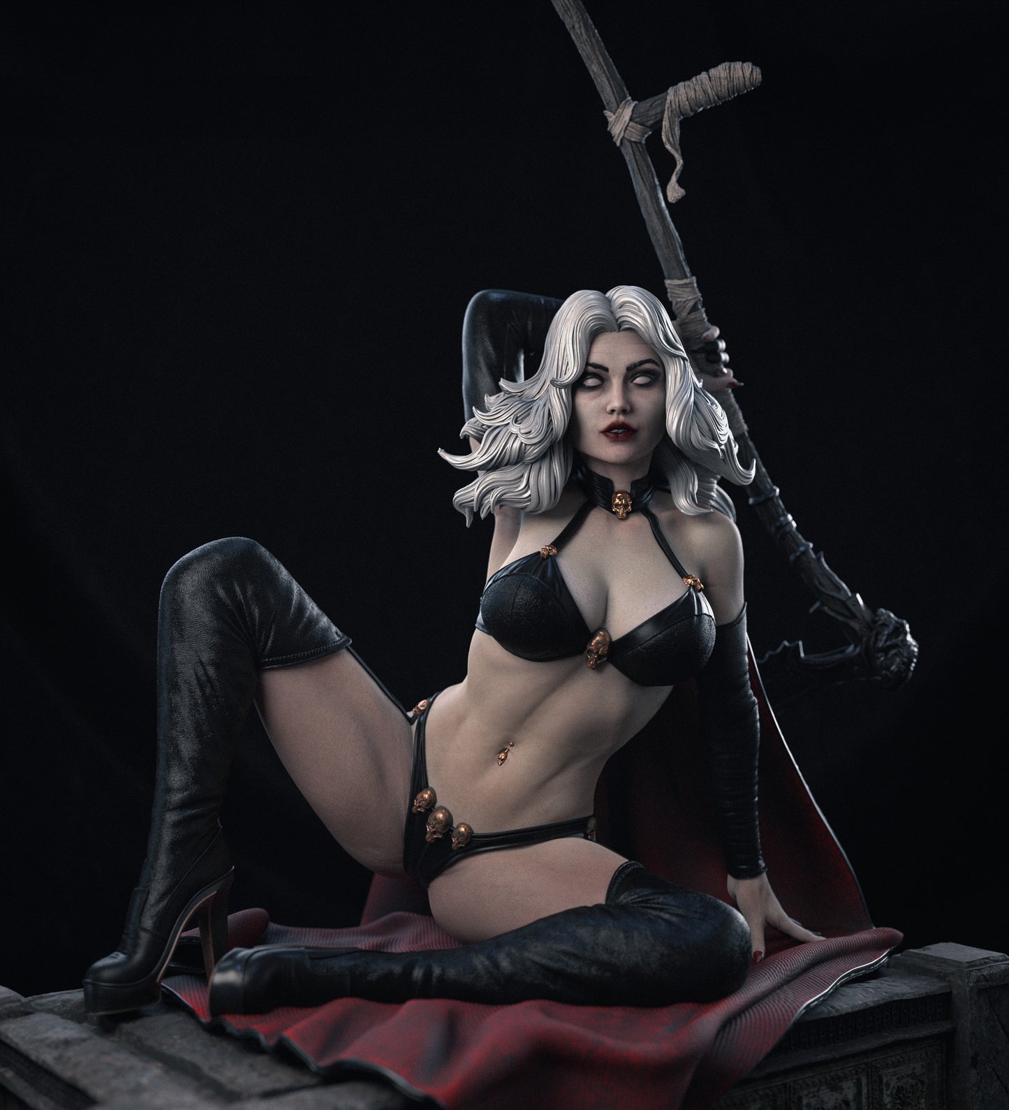 2483 Lady Death - STL 3D Print Files