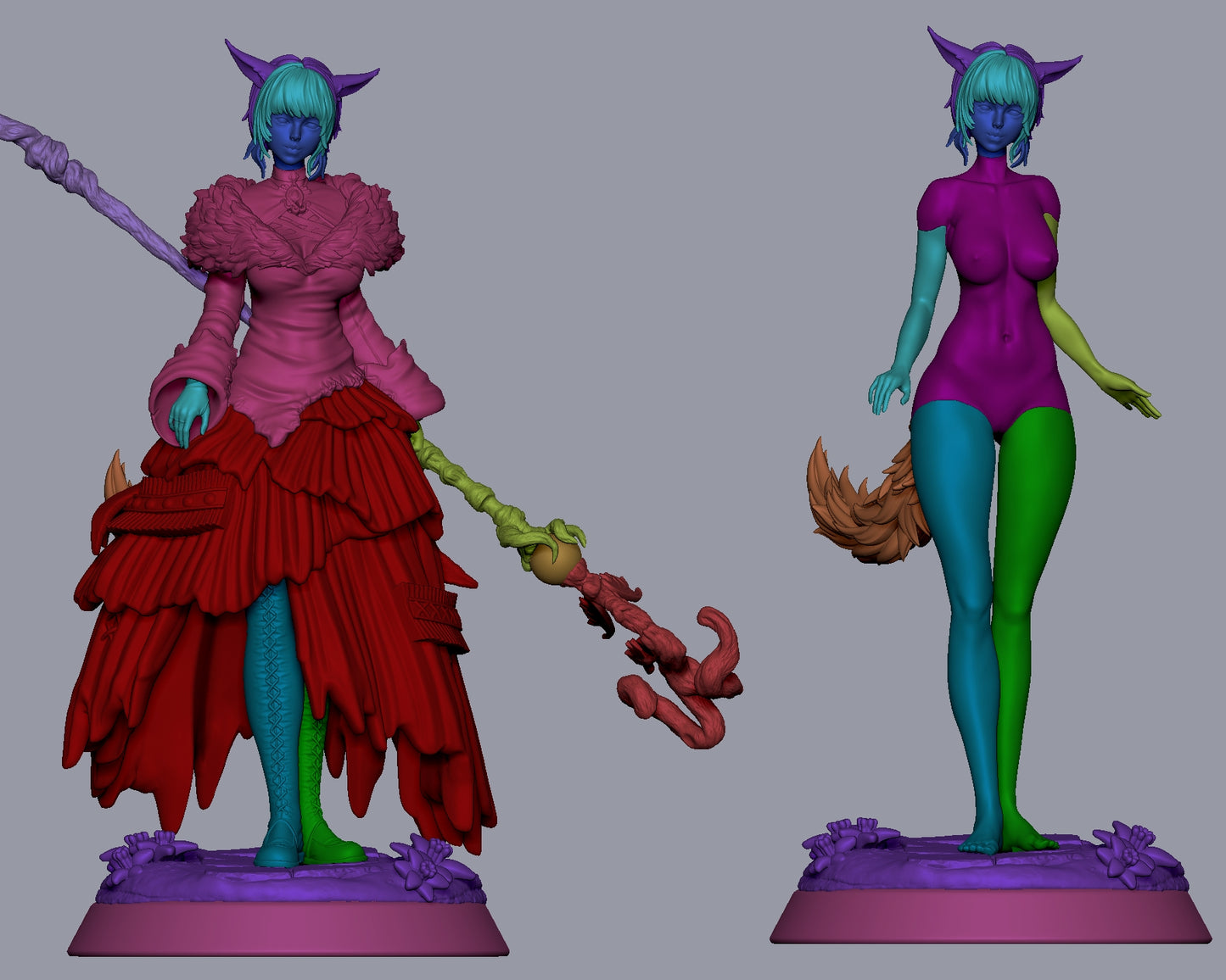 2046 Y'shtola Rhul NSFW - Final Fantasy - STL 3D Print Files