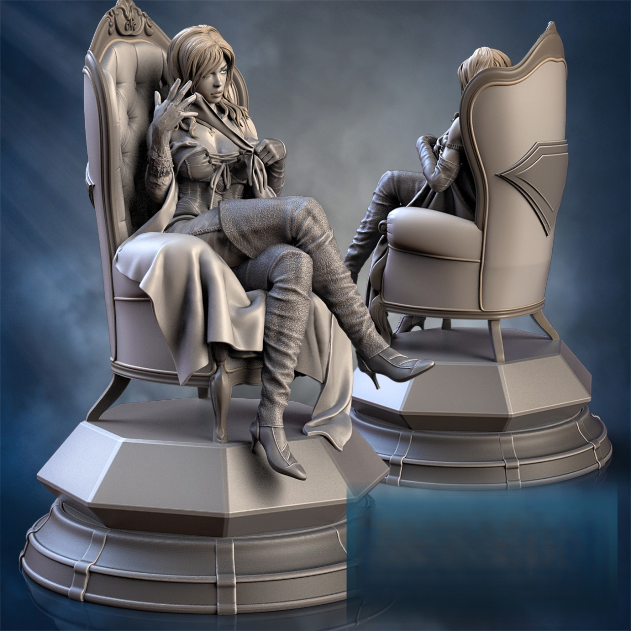 2406 Emma Frost - X-men - STL 3d Print Files