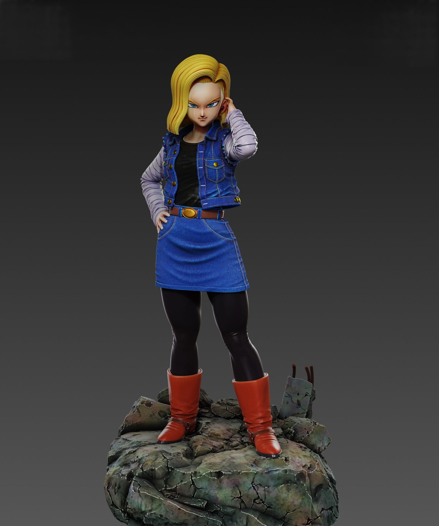 1927 Android 18 - Dragon Ball - STL 3D Print Files