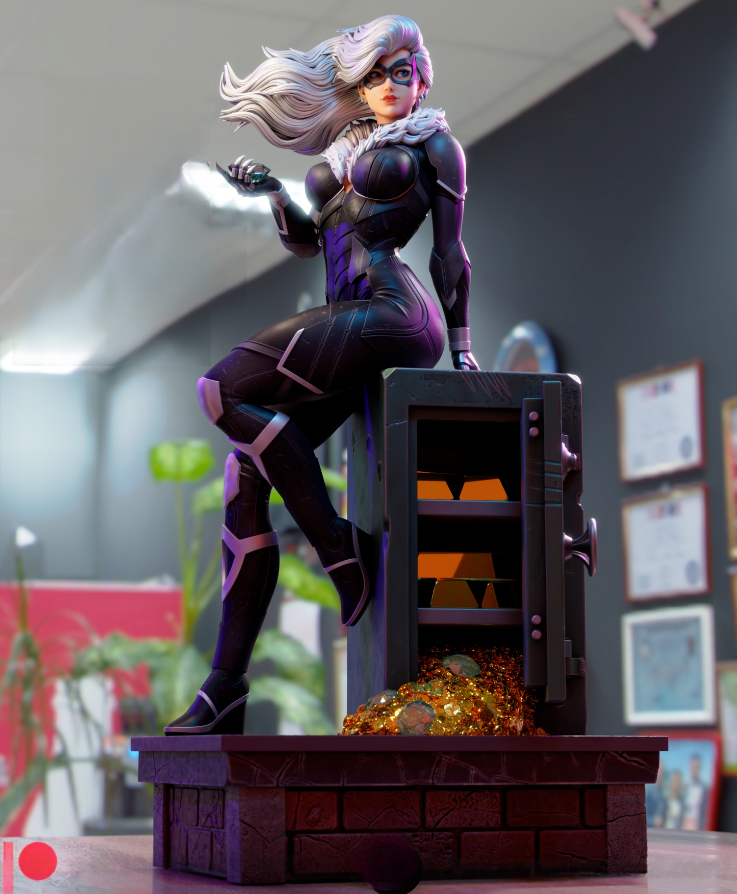 1893 Black Cat NSFW - Marvel Comics - STL 3D Print Files