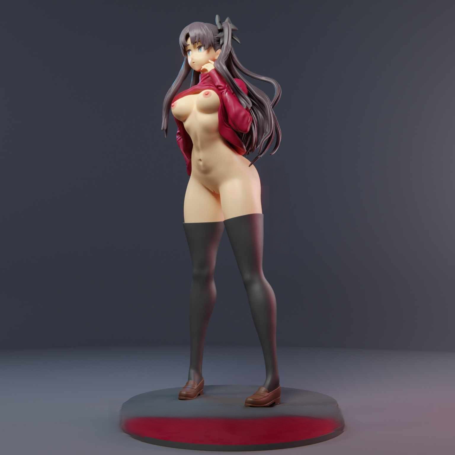 2030 Rin Tohsaka NSFW - Fate/stay night - STL 3D Print Files My Stl 2030 Rin Tohsaka NSFW - Fate/stay night - STL 3D Print Files My Stl