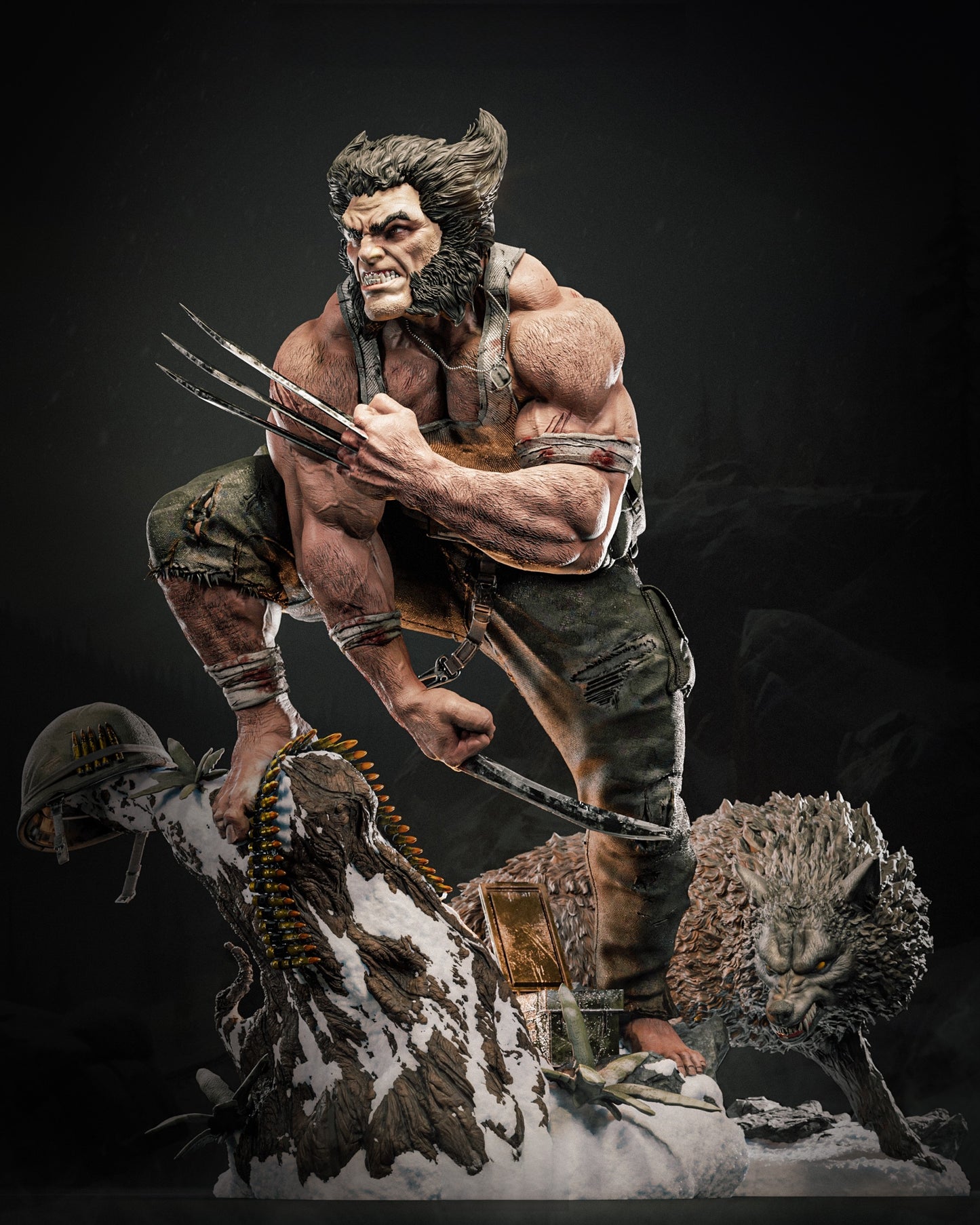 1805 WOLVERINE - LOGAN - STL 3D Print Files