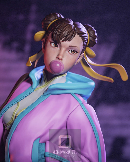 4899 Chun-Li - Street Fighter - STL 3D Print Files