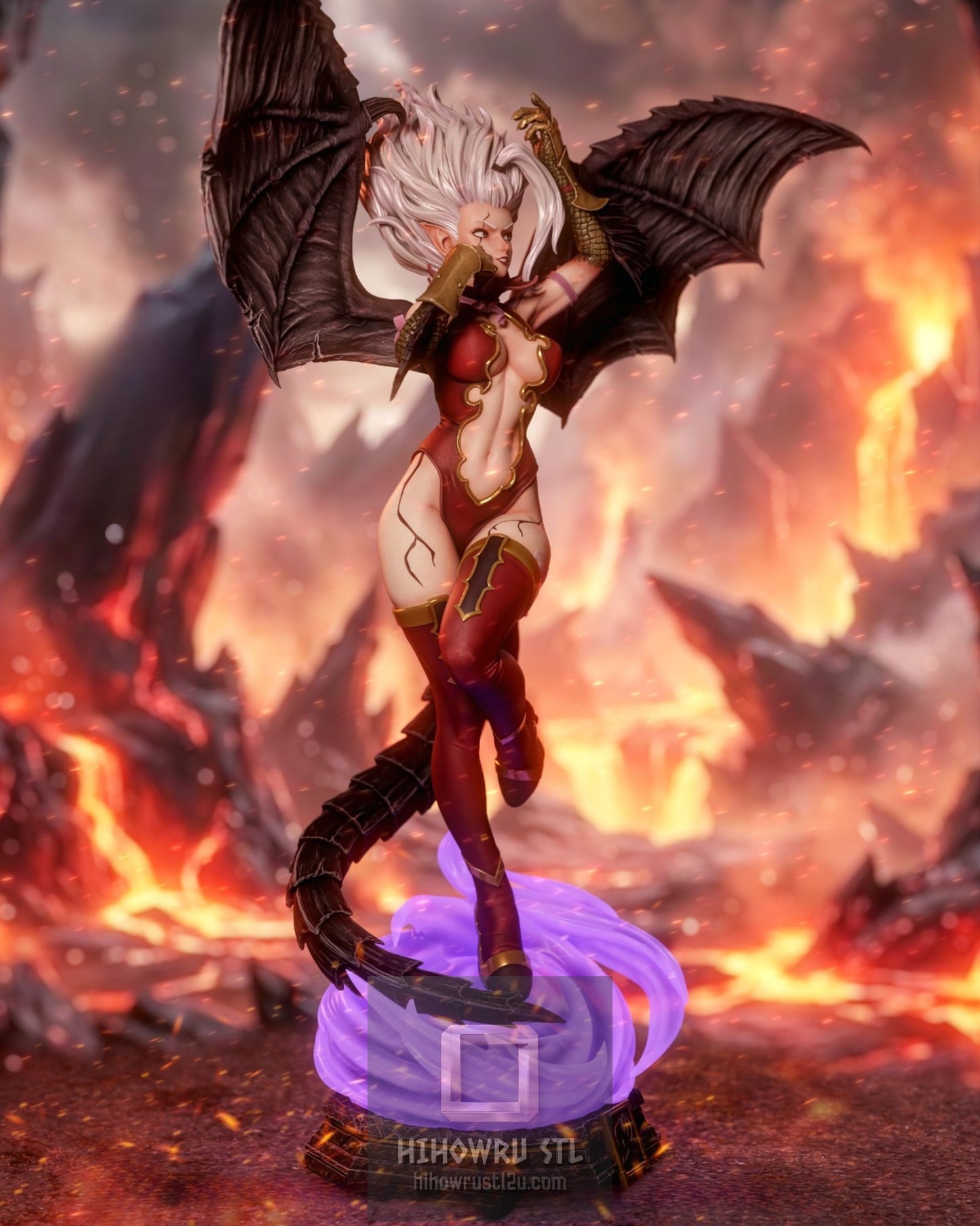 5158 Mirajane Satan Soul NSFW - Fairy Tail - STL 3D Print Files