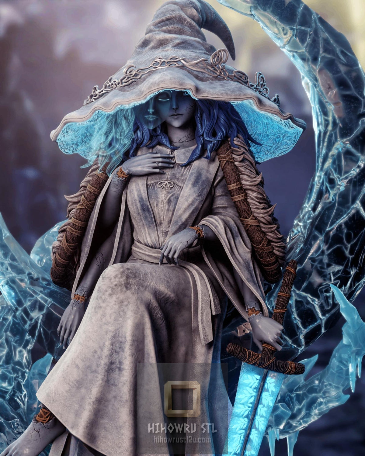 5563 Ranni the Witch - Elden Ring - STL 3D Print Files