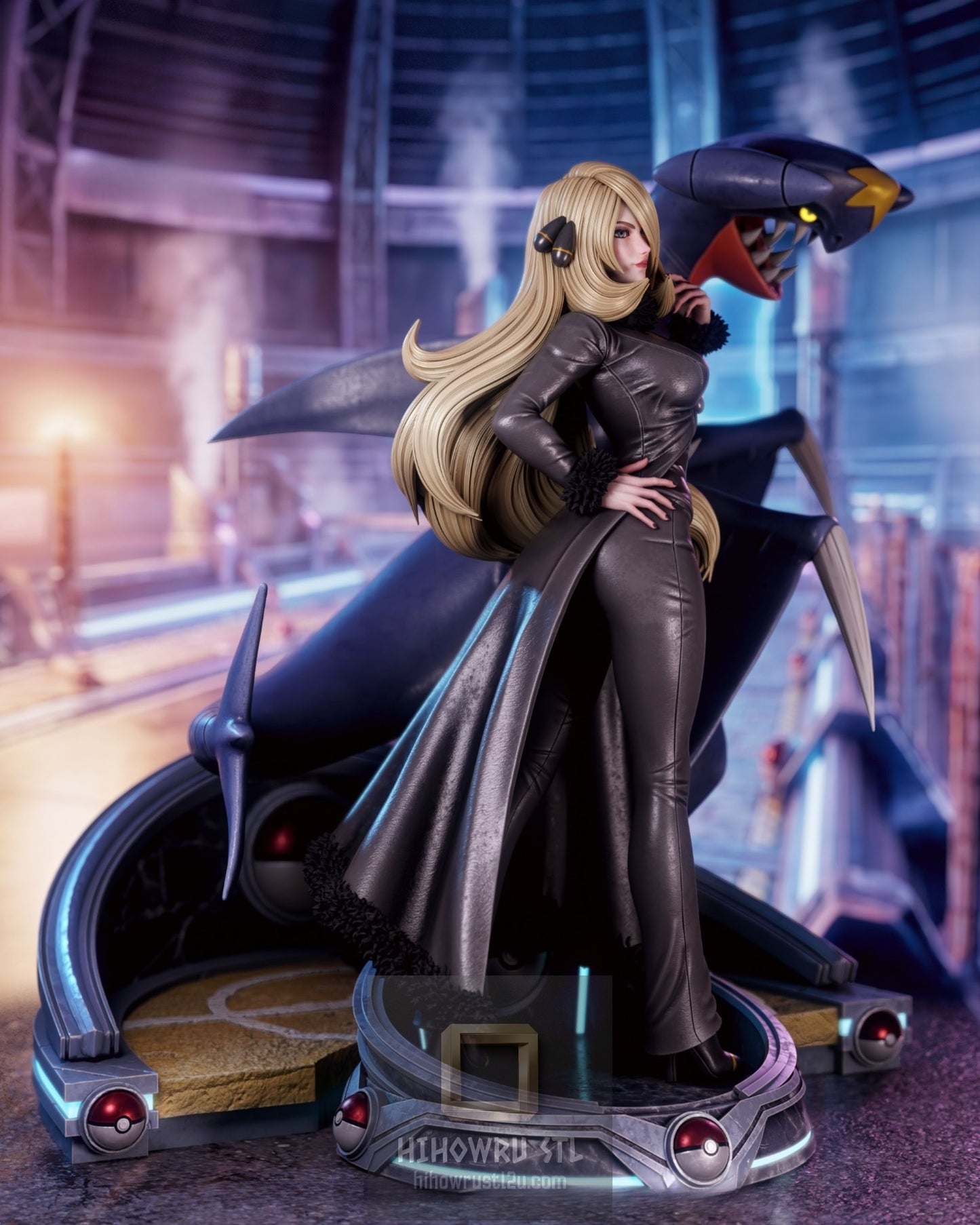 5108 Cynthia NSFW AND Garchomp - Pokemon - STL 3D Print Files