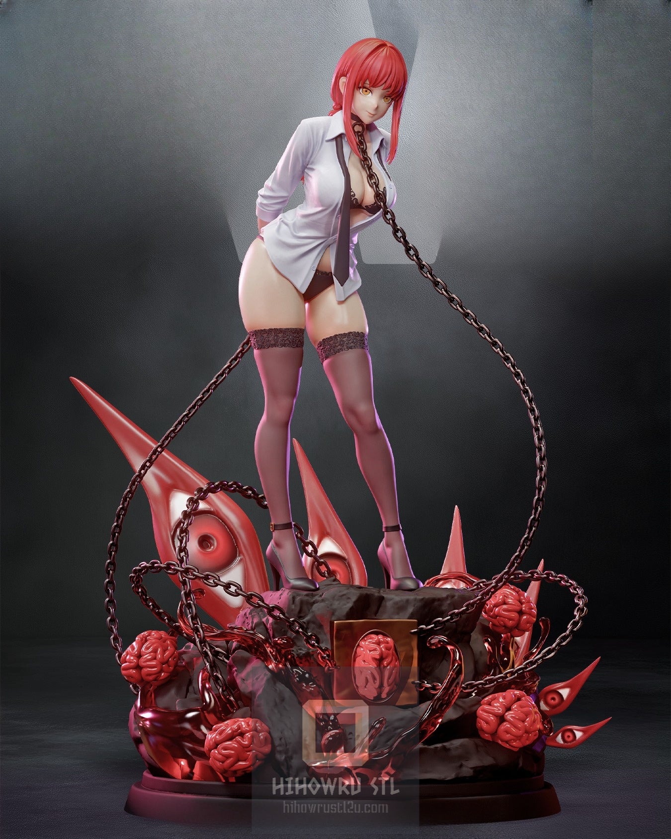 4618 Makima - Chainsaw Man - STL 3D Print Files
