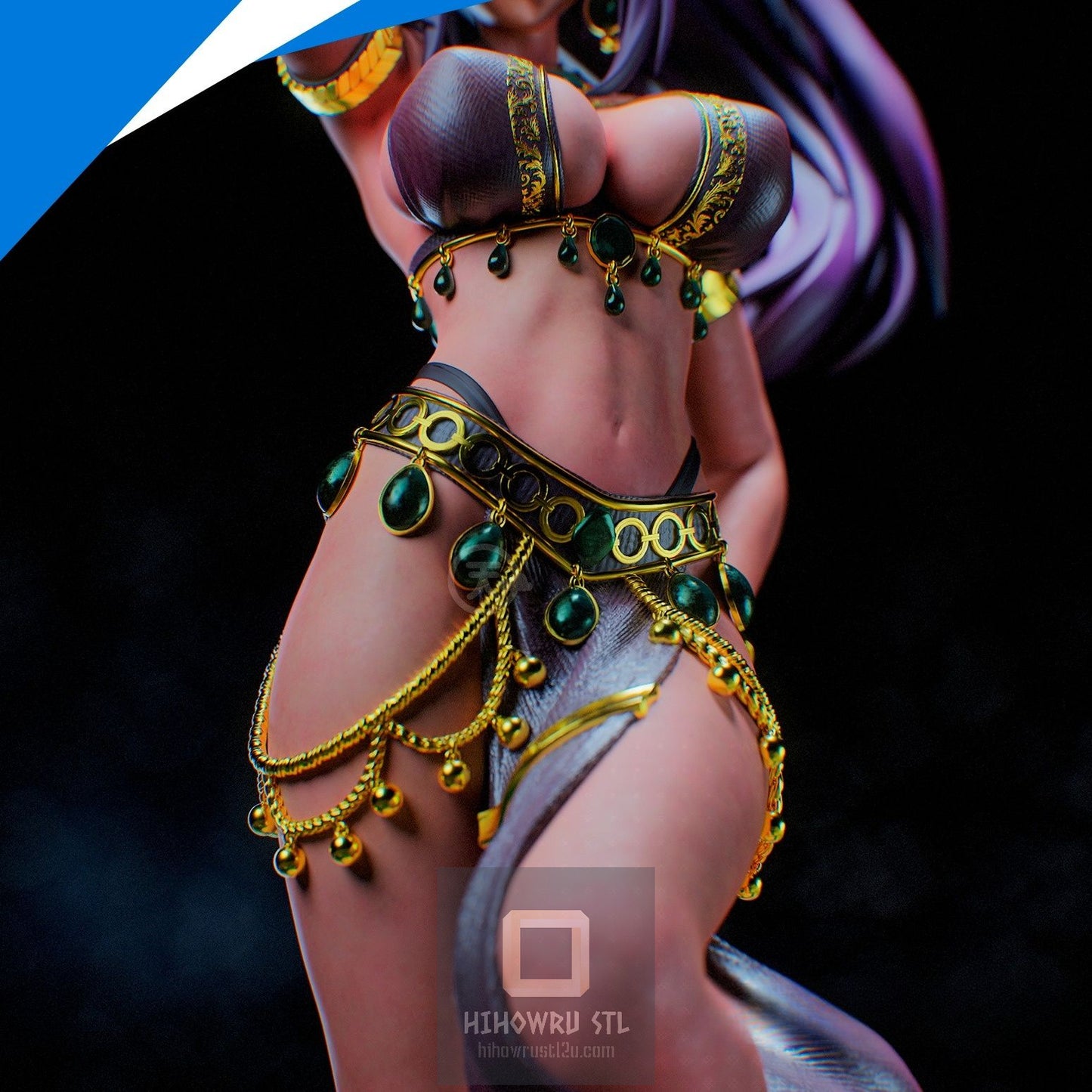 4458 Yoruichi Shihouin - Bleach - STL 3D Print Files