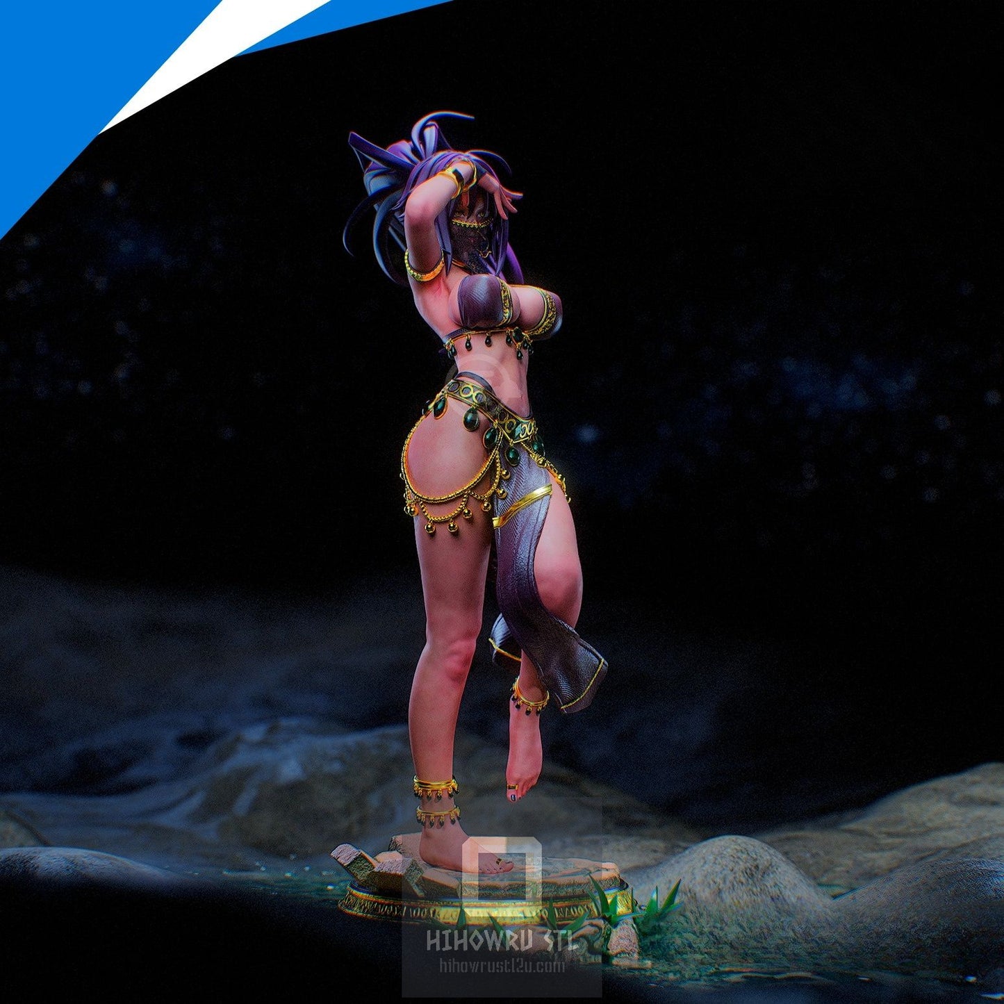 4458 Yoruichi Shihouin - Bleach - STL 3D Print Files