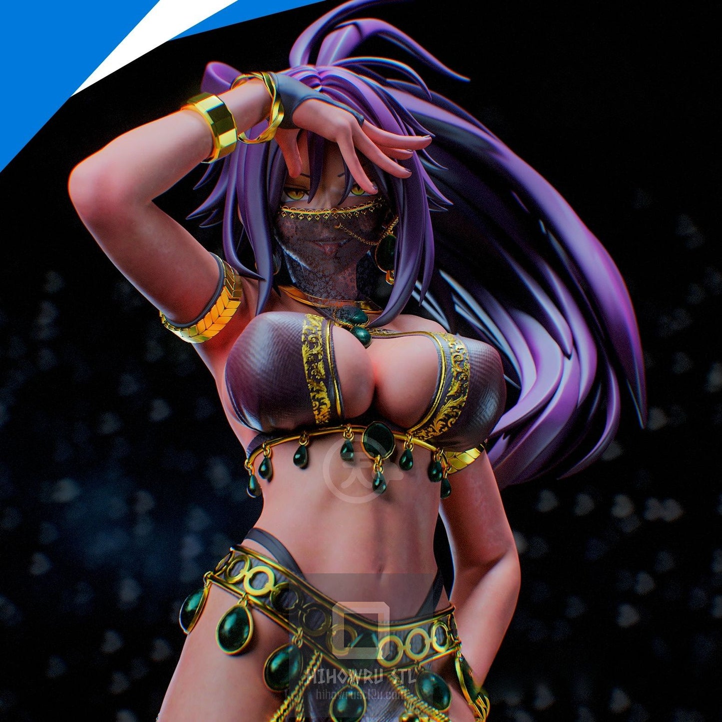 4458 Yoruichi Shihouin - Bleach - STL 3D Print Files