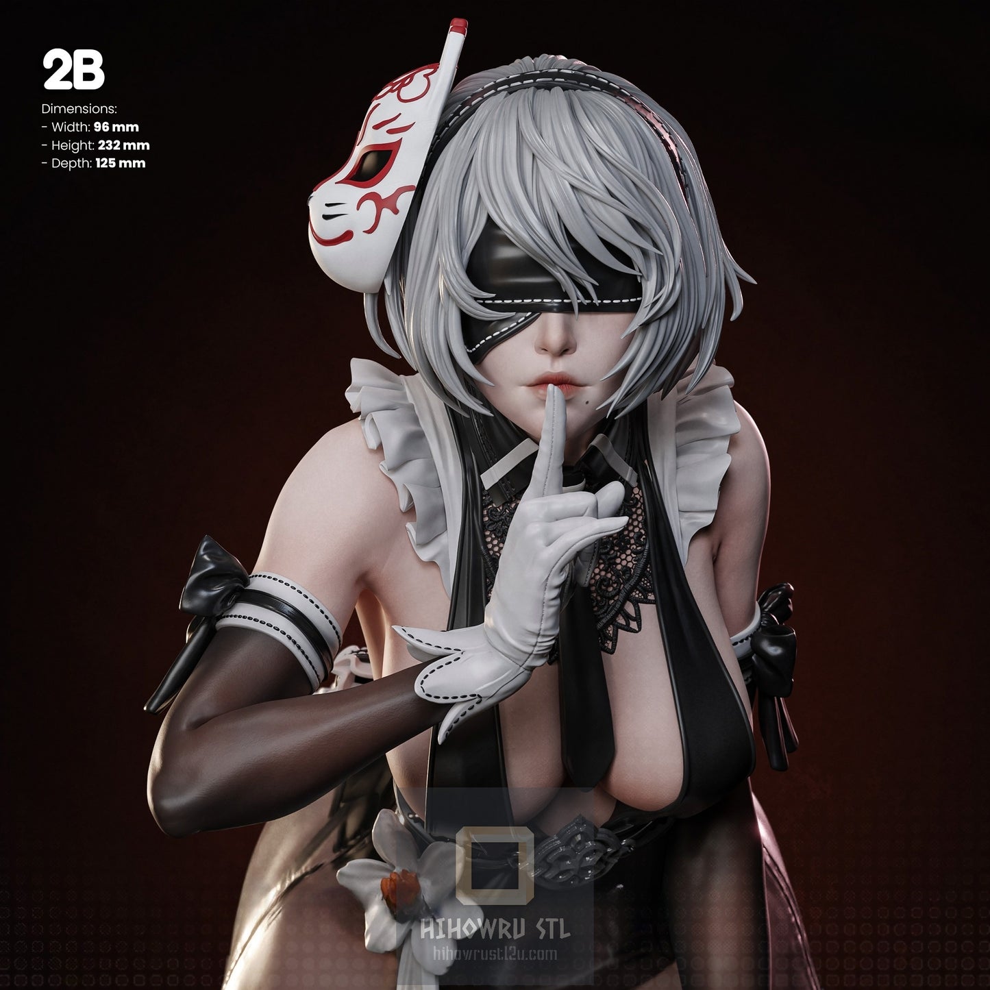 4453 2B NSFW - NIER AUTOMATA - STL 3D Print Files