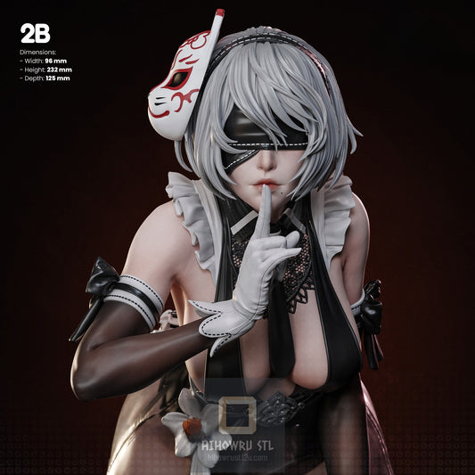 4453 2B NSFW - NIER AUTOMATA - STL 3D Print Files