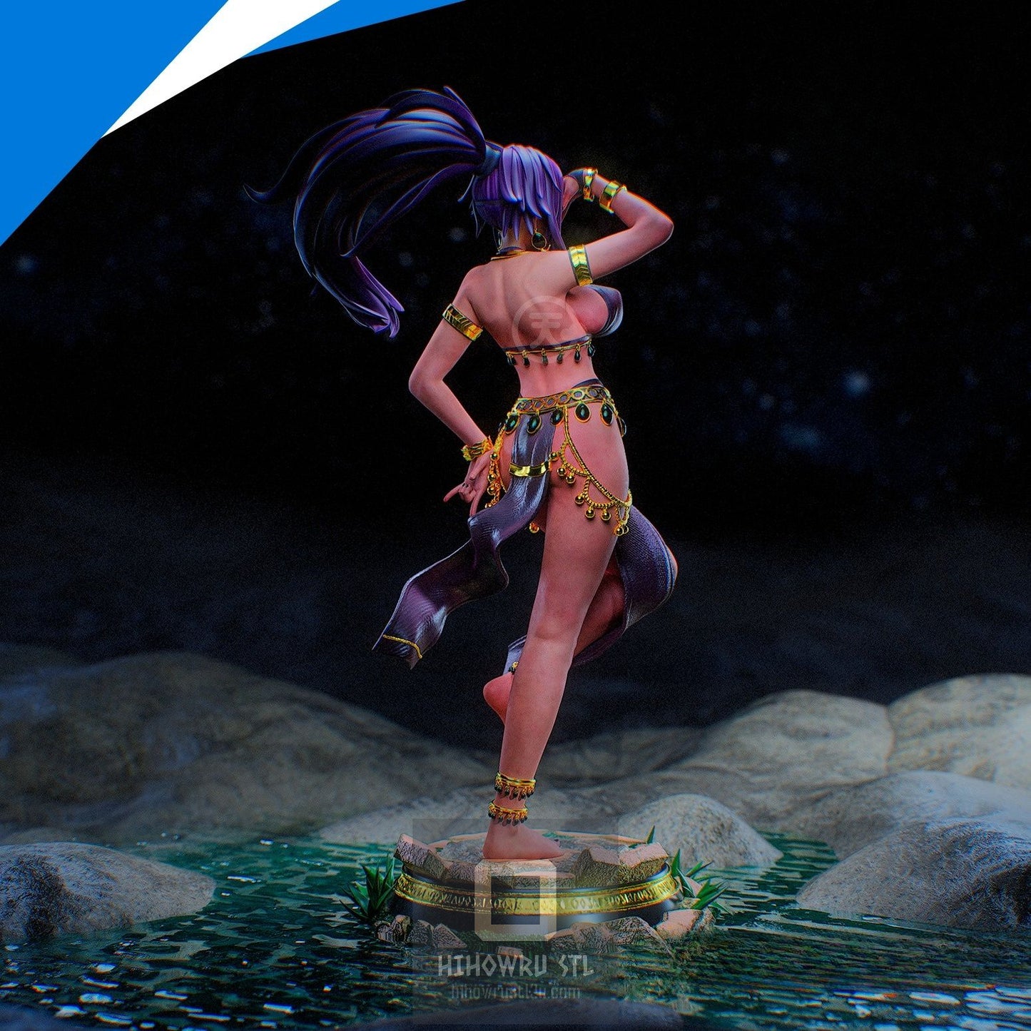 4458 Yoruichi Shihouin - Bleach - STL 3D Print Files