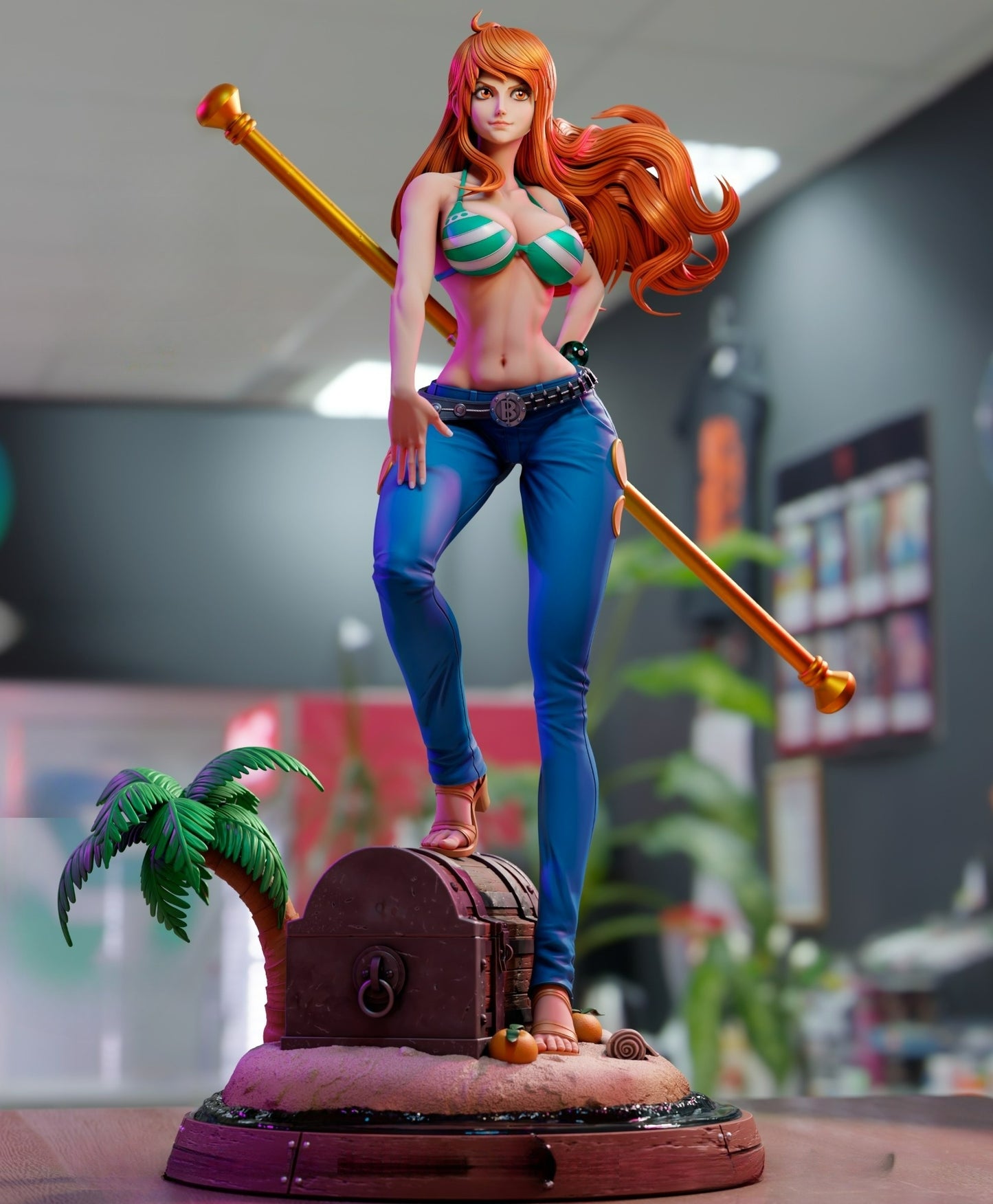 3278 Nami NSFW - One Piece - STL 3D Print Files