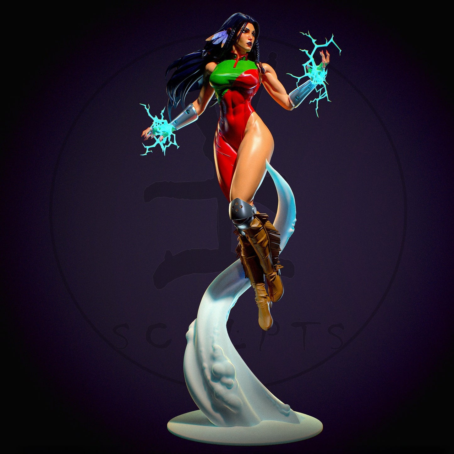 3521 Sarah Rainmaker NSFW - GEN 13 - STL 3D Print Files