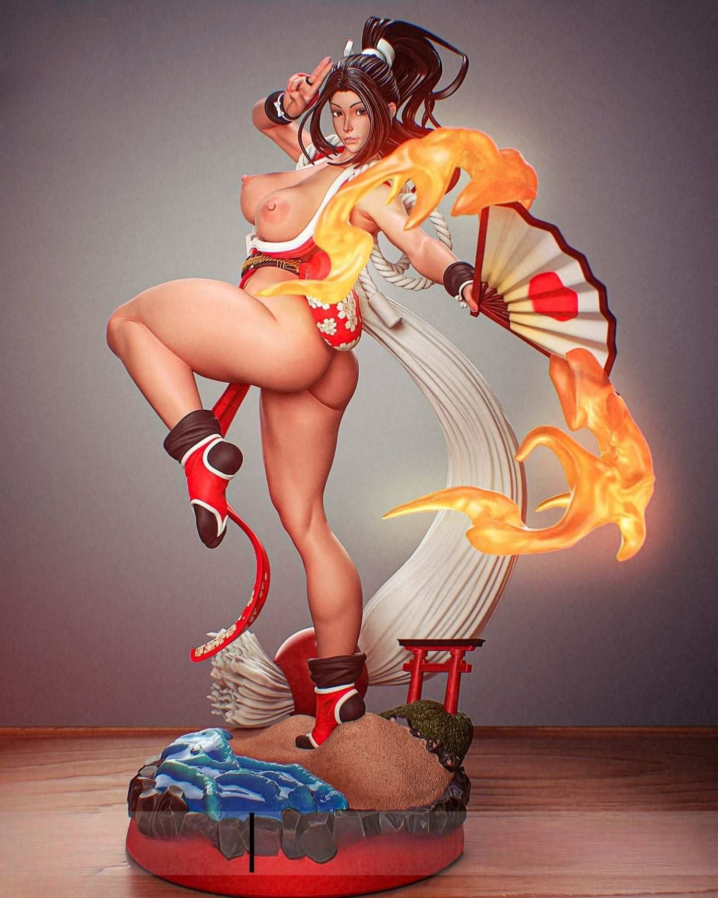 3780 Mai Shiranui NSFW - King of Fighters - STL 3D Print Files