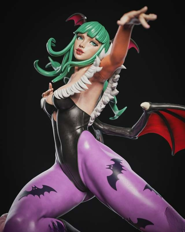 3819 Morrigan - Darkstalkers - STL 3D Print Files