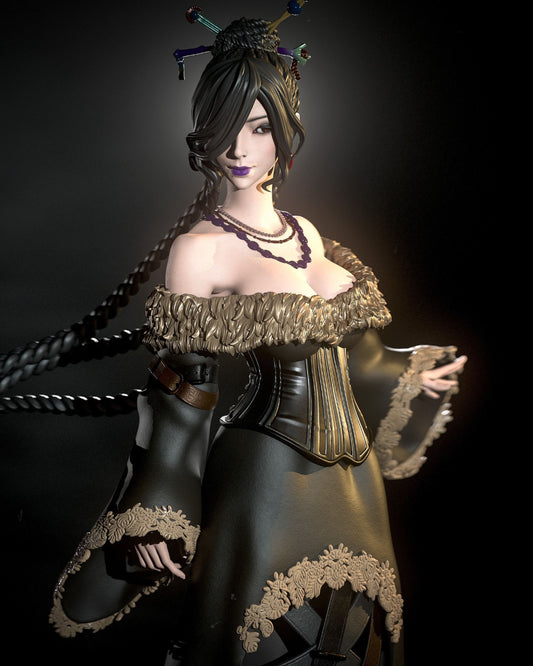 3958 Lulu - Final Fantasy X - STL 3D Print Files
