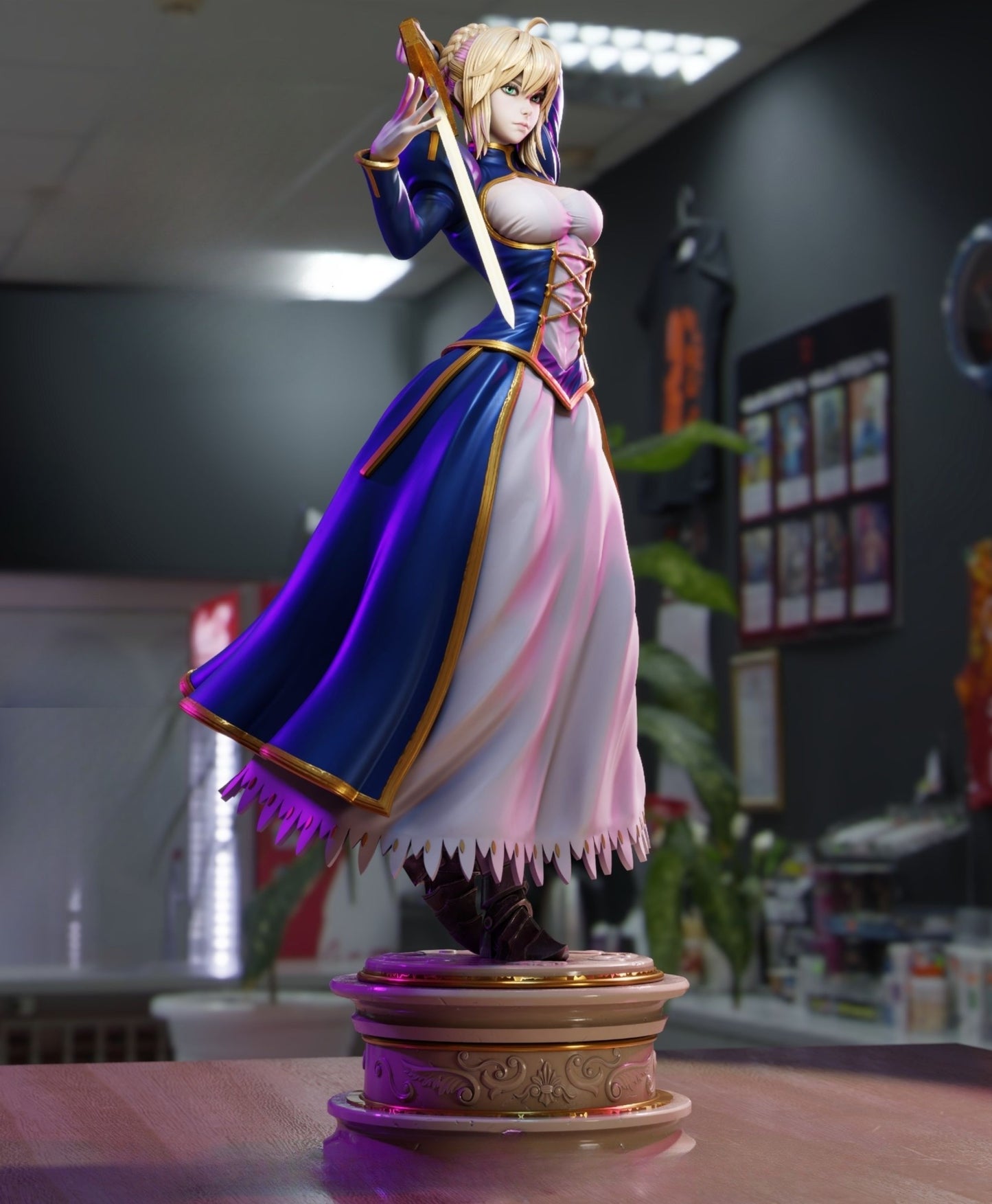4212 Saber NSFW - Fate/Stay Night - STL 3D Print Files