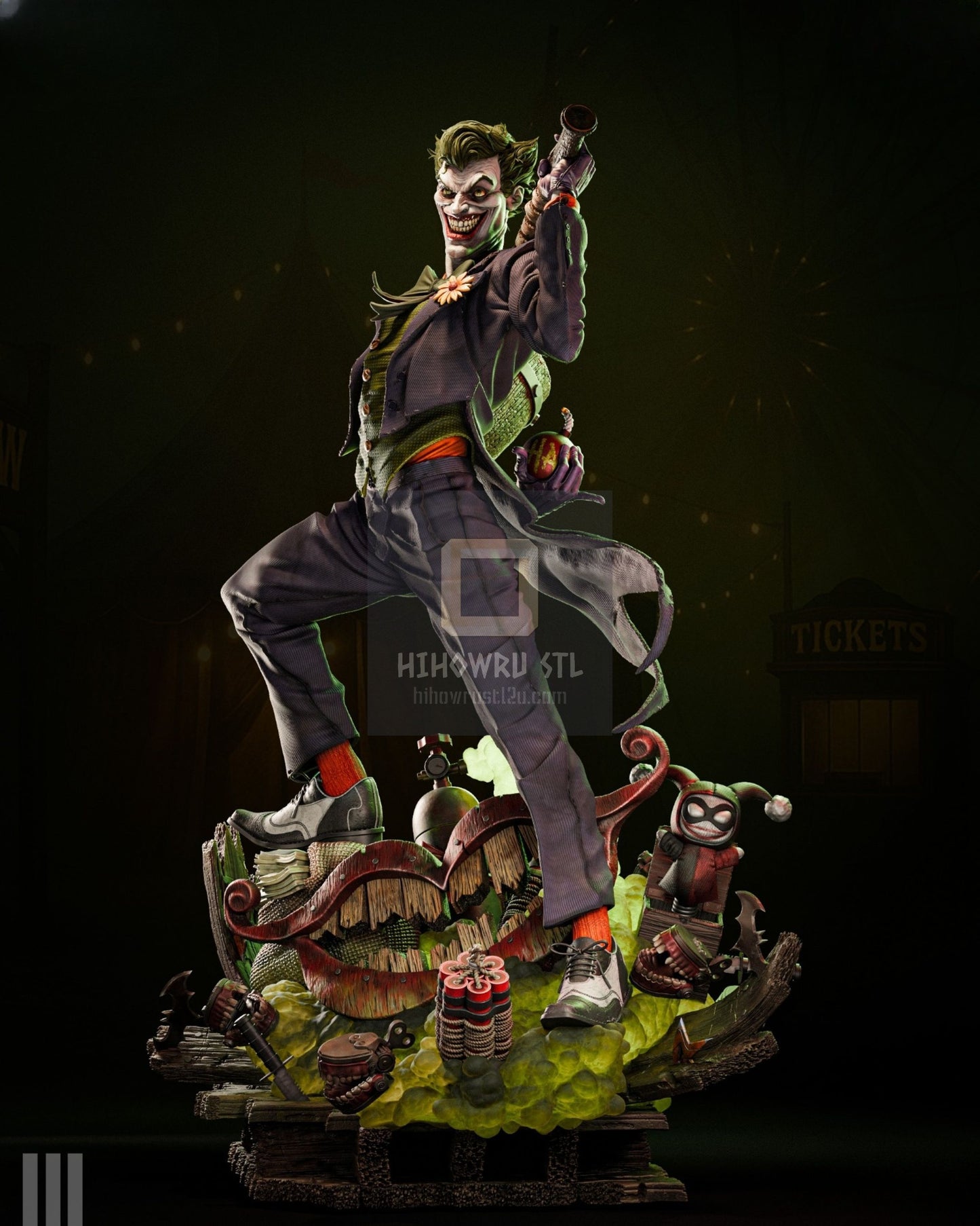 4283 Joker - DC Comics - STL 3D Print Files
