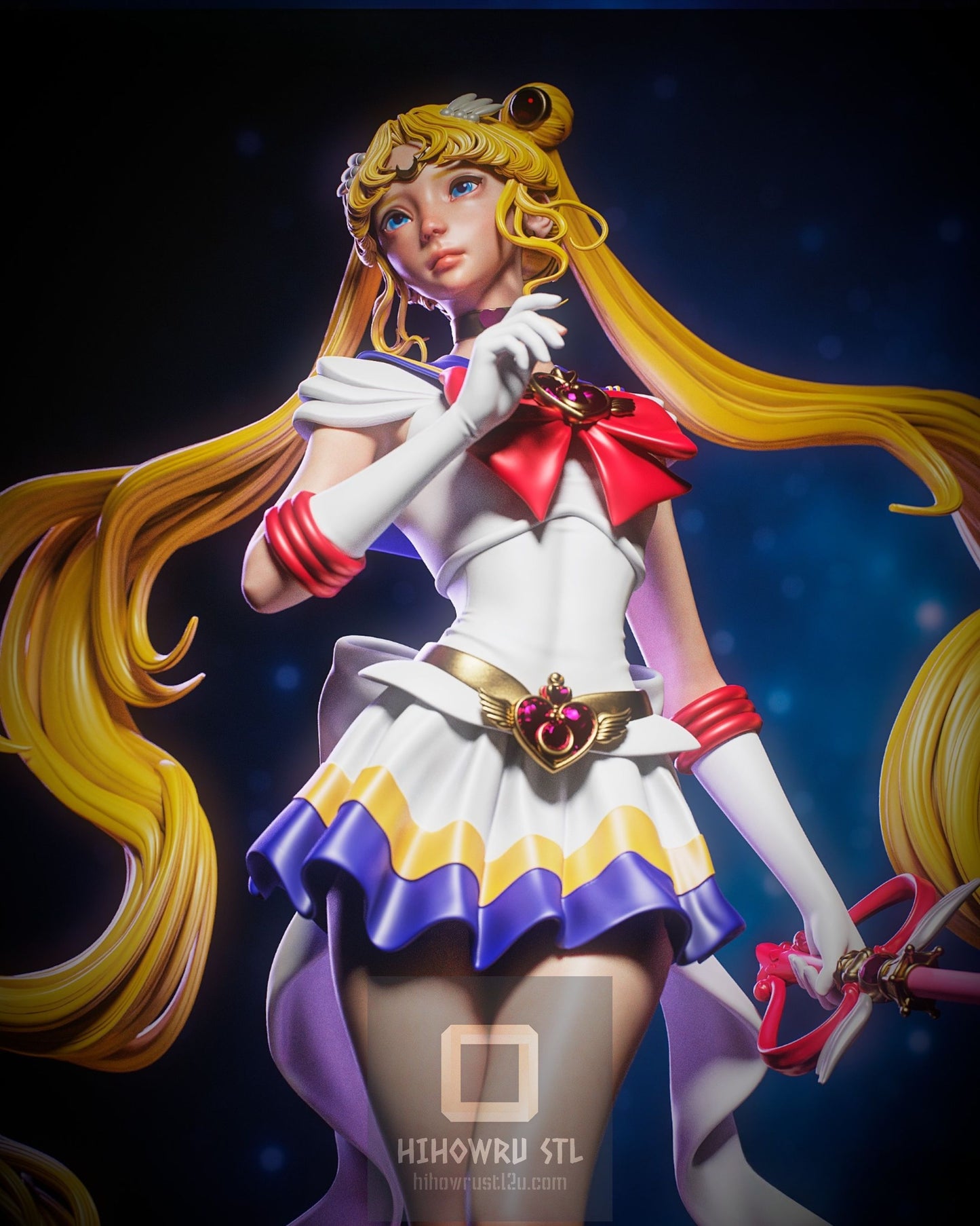 4284 Sailor Moon - Usagi Tsukino - STL 3D Print Files