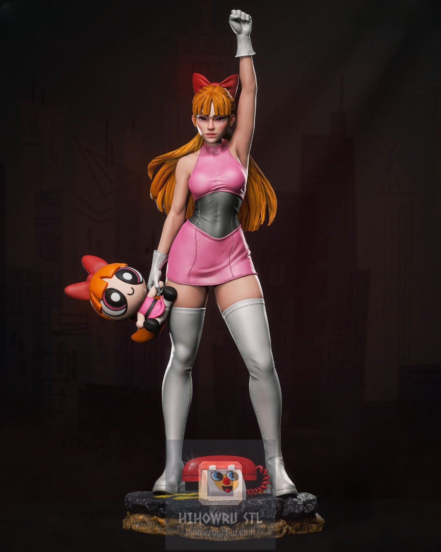 4352 Blossom - Powerpuff Girls - STL 3D Print Files