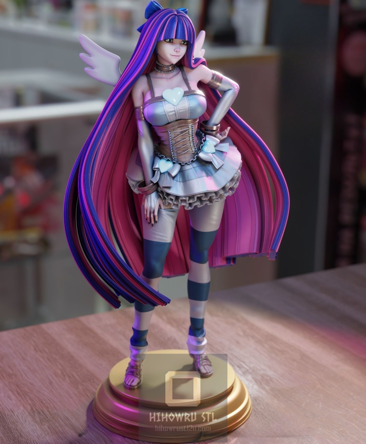 4402 Stocking NSFW - Panty & Stocking with Garterbelt - STL 3D Print Files