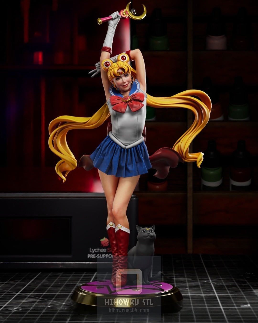4460 Sailor Moon - Usagi Tsukino - STL 3D Print Files