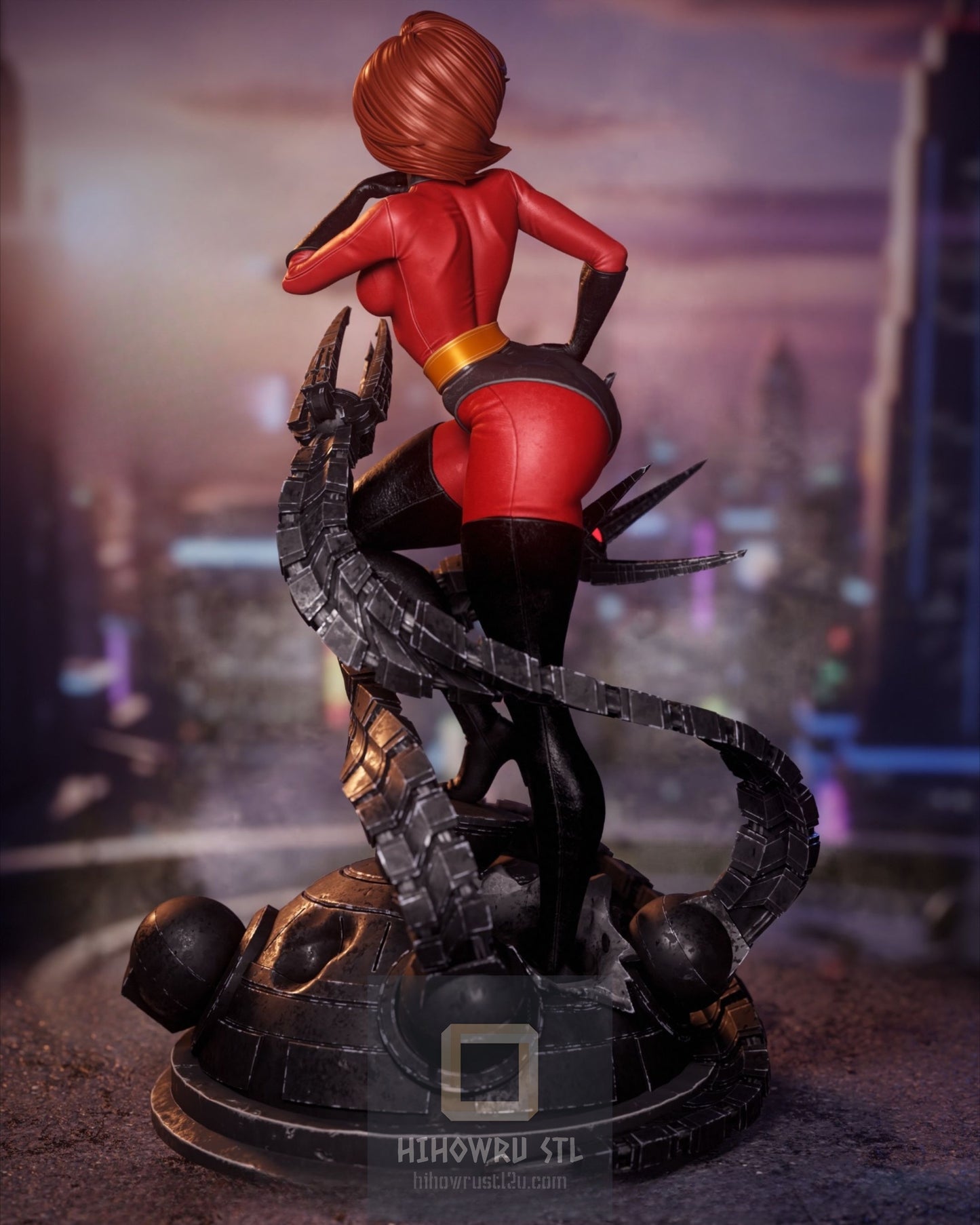 4476 Elastigirl NSFW - The Incredibles - STL 3D Print Files X 3D Animations