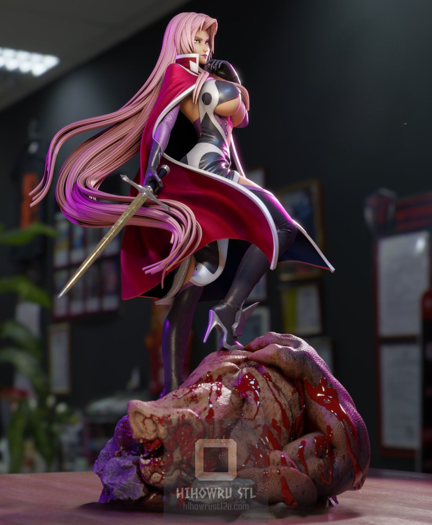 4521 Hell Knight Ingrid NSFW - FINAL FANTASY - STL 3D Print Files