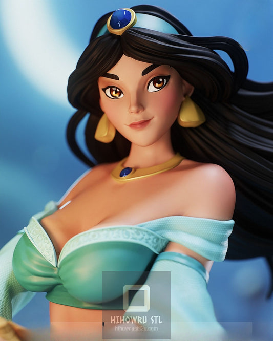 4564 Jasmine NSFW - Aladdin - STL 3D Print Files