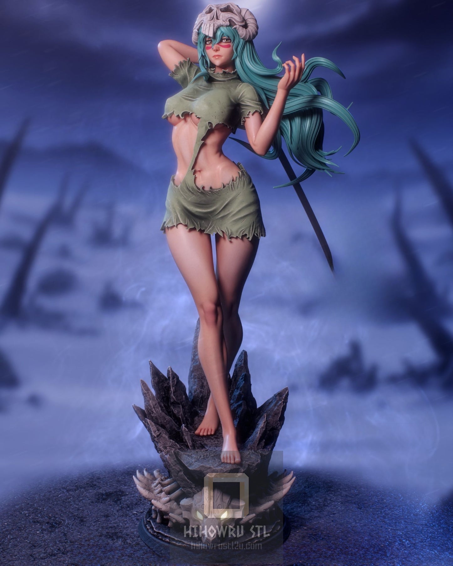 4579 Nelliel Tu NSFW - Bleach - STL 3D Print Files