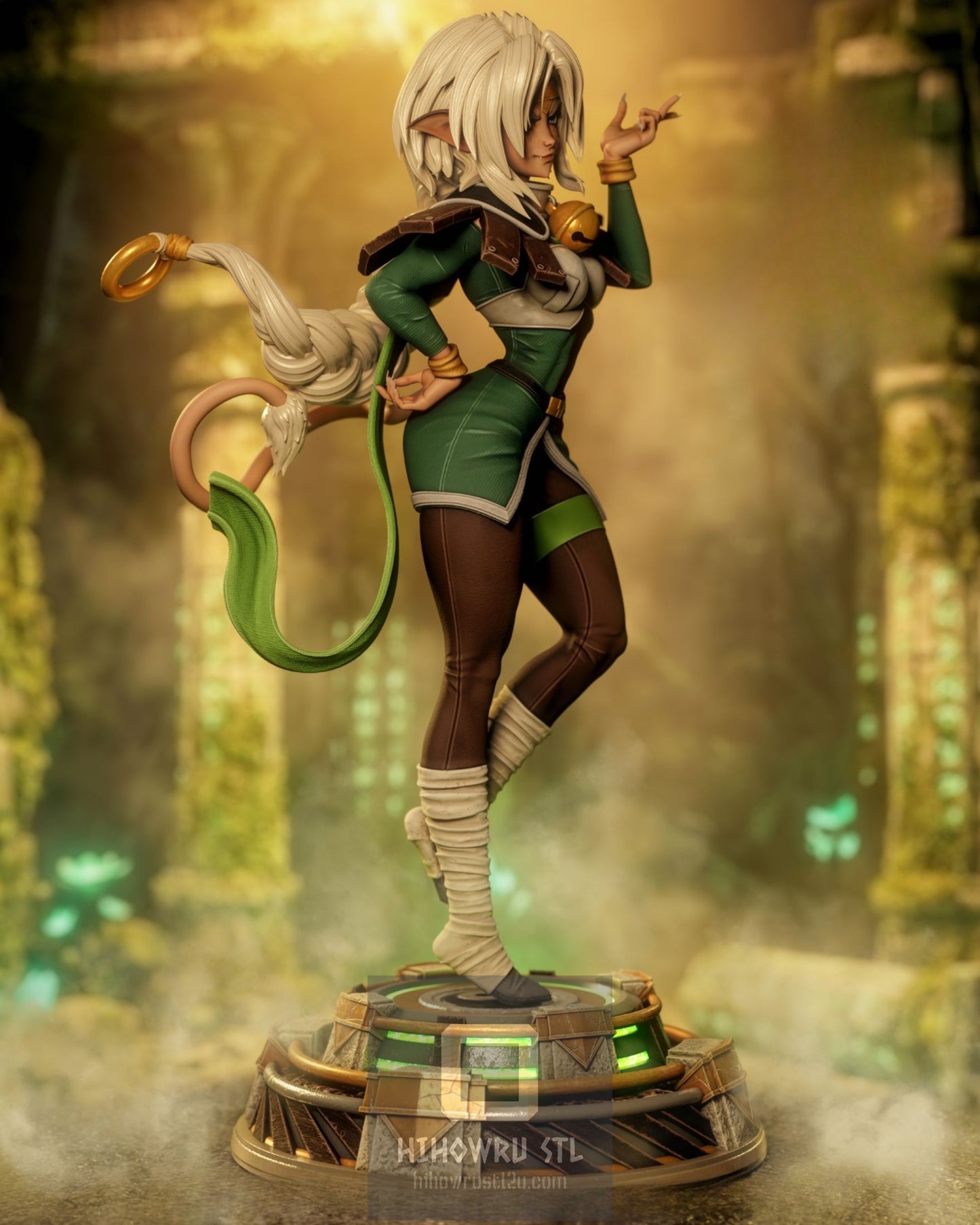 4635 Aisha Clan-Clan NSFW - Outlaw Star - STL 3D Print Files