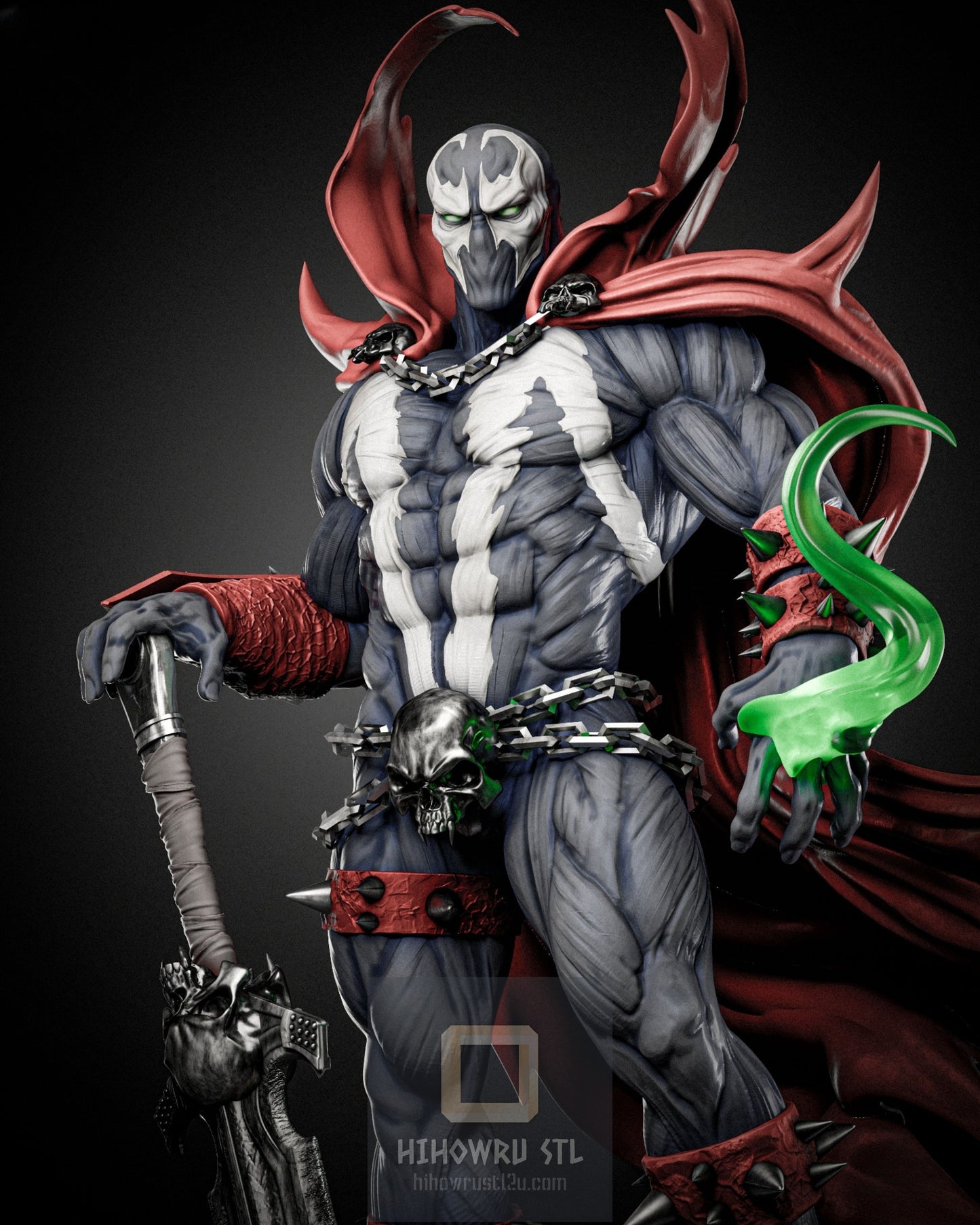 4677 Spawn - Al Simmons  - STL 3D Print Files