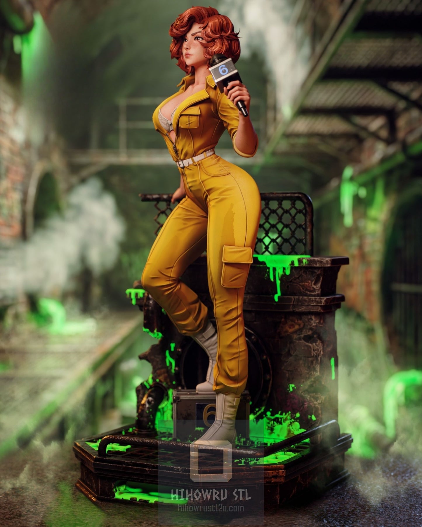 4782 April O'Neil NSFW - TMNT - STL 3D Print Files