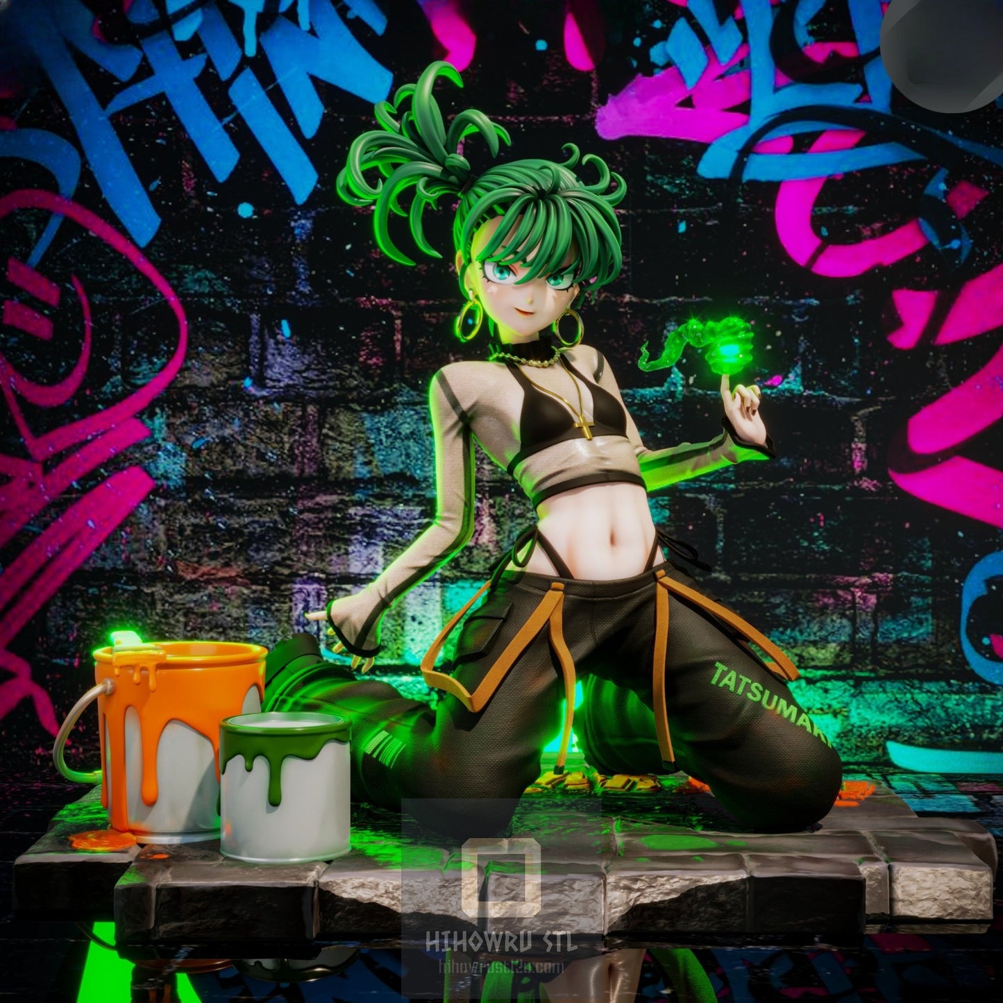 4791 Tatsumaki - One-Punch Man - STL 3D Print Files