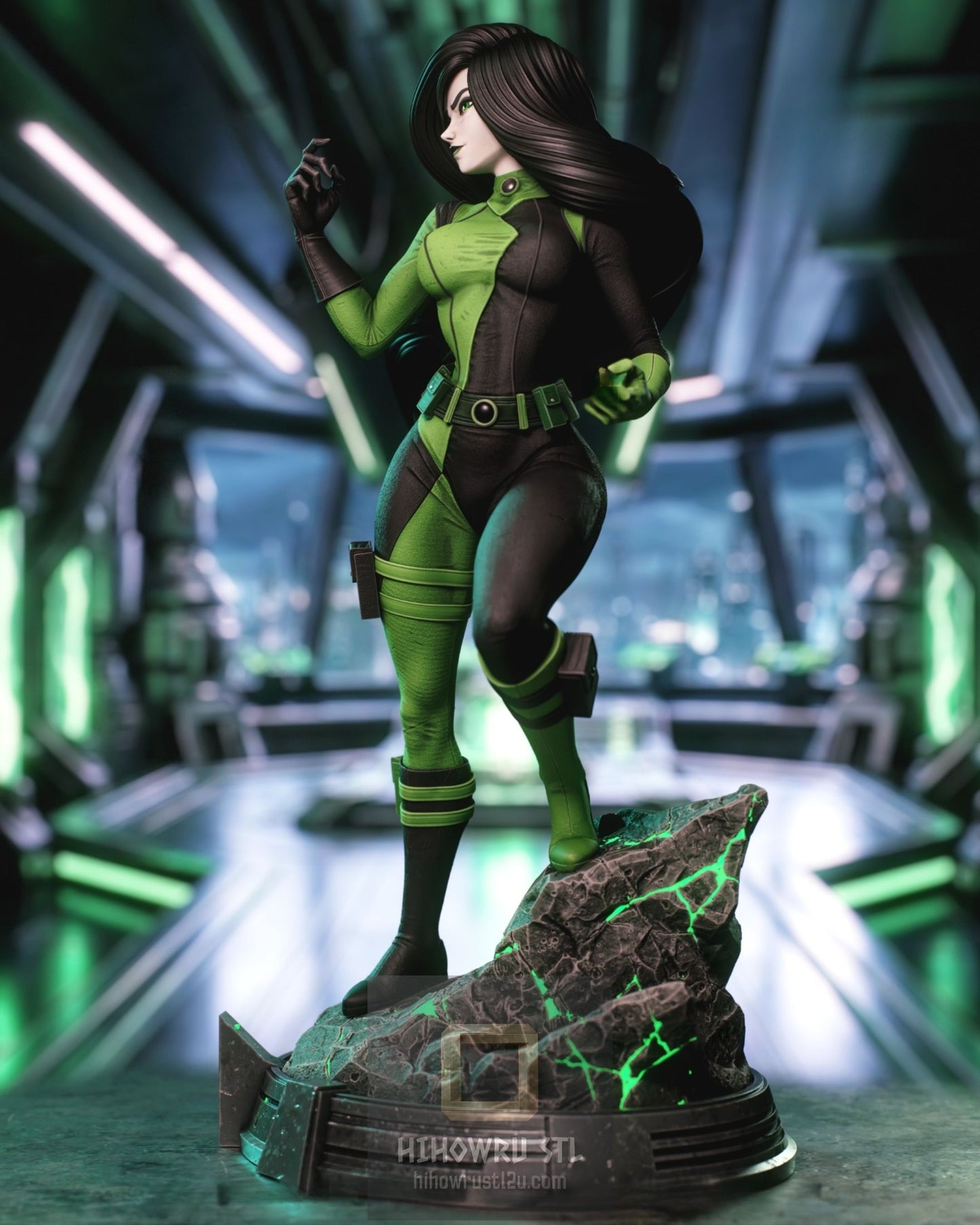 4916 Shego - Kim Possible - STL 3D Print Files