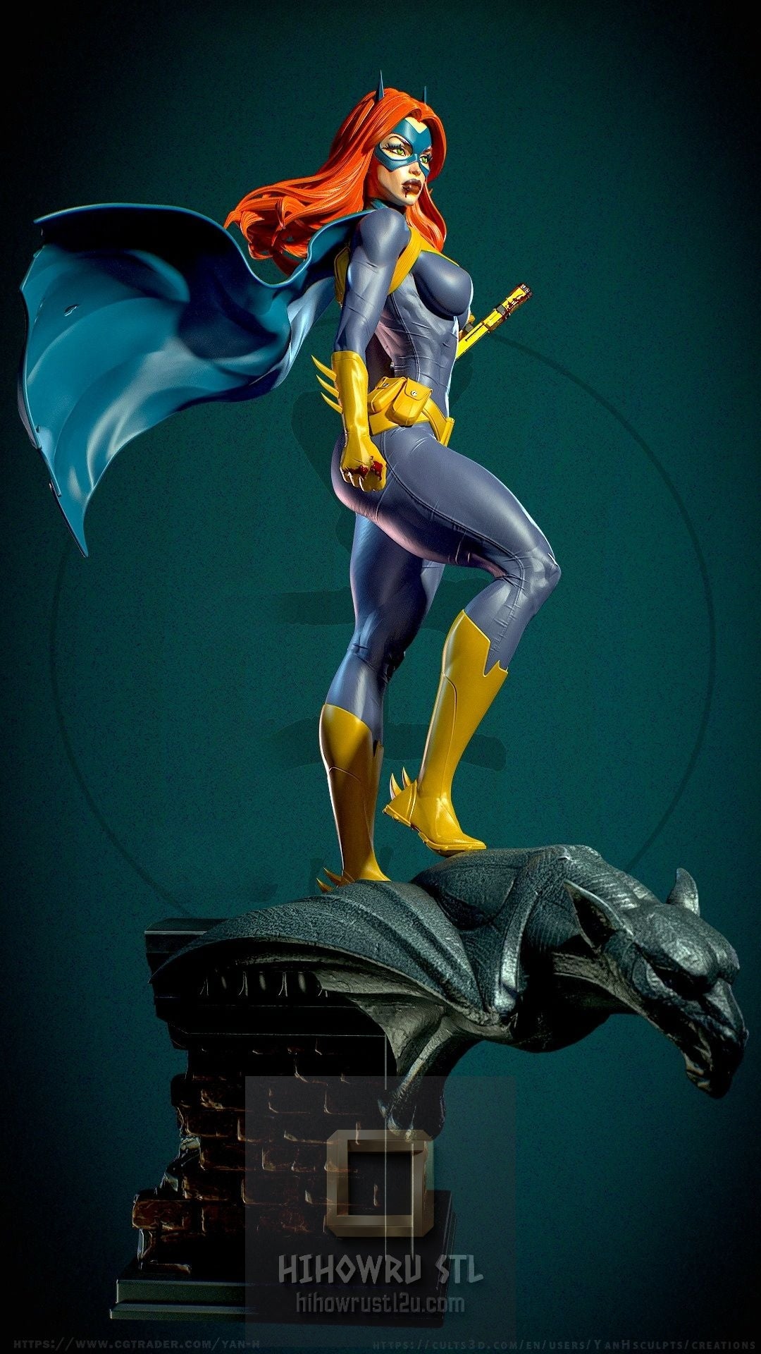 4989 Batgirl NSFW - DC Comics - STL 3D Print Files