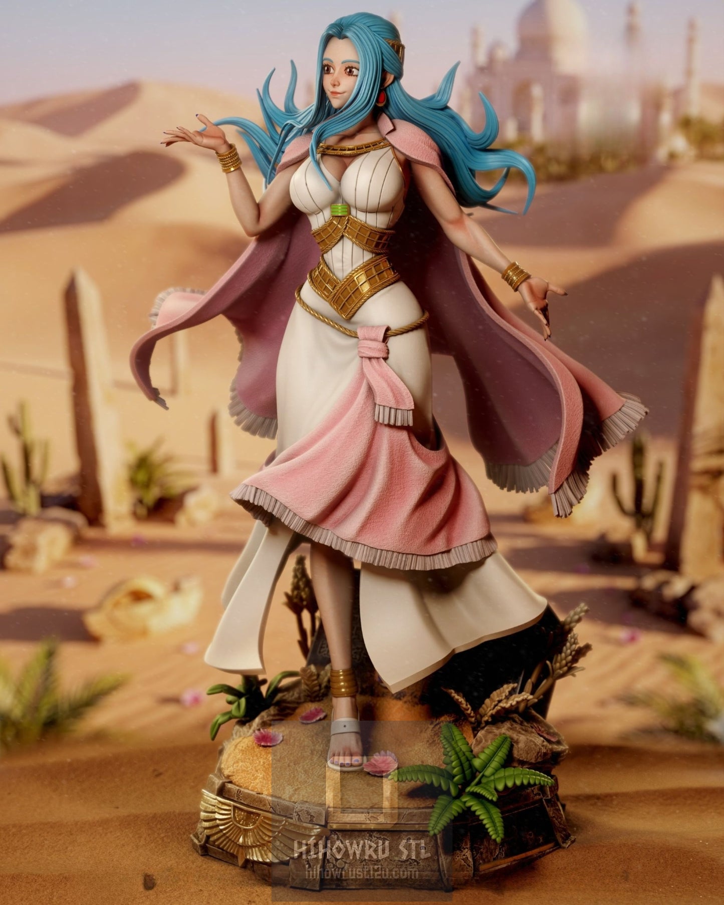 4998 Nefertari Vivi - One Piece - STL 3D Print Files