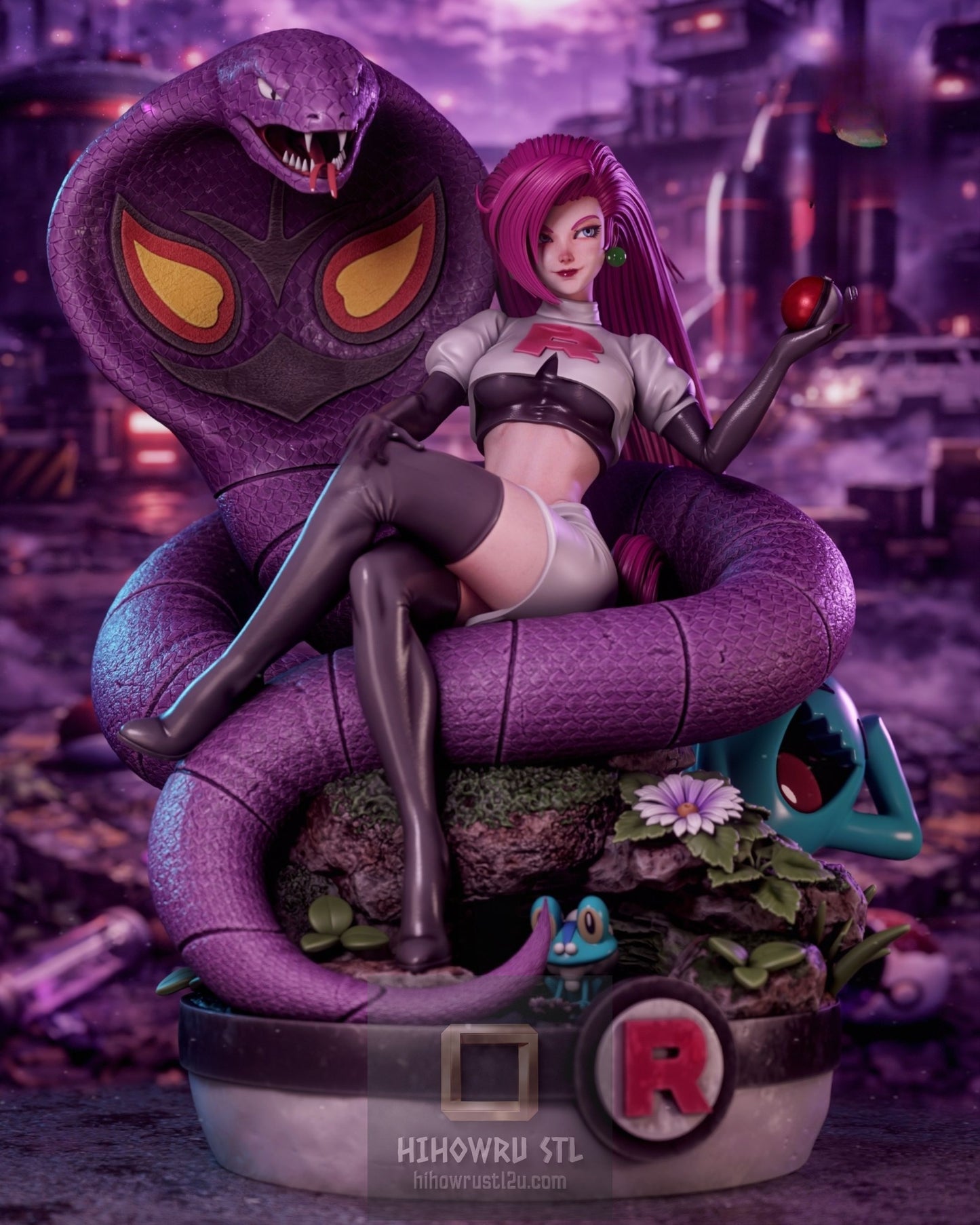5038 Jessie NSFW - Pokemon - STL 3D Print Files