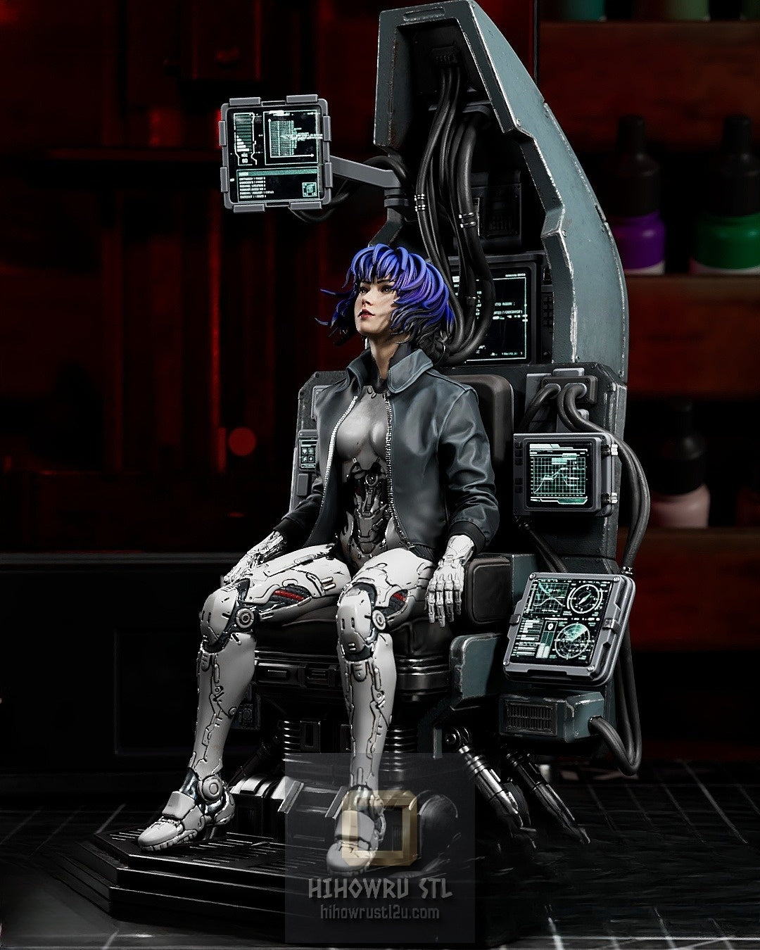 5141 Motoko Kusanagi - Ghost in the Shell - STL 3D Print Files