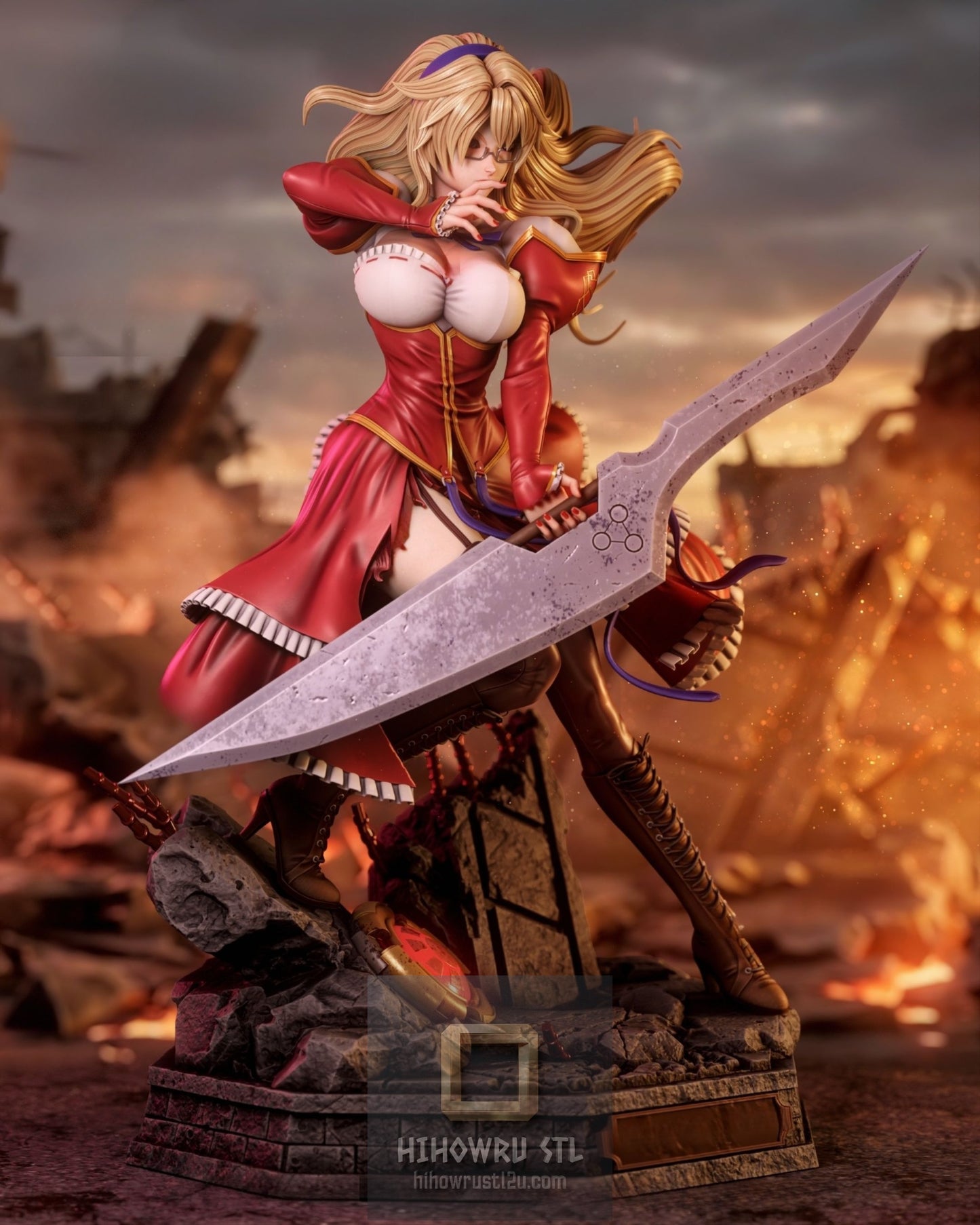 5223 Satellizer L. Bridget NSFW - Freezing - STL 3D Print Files