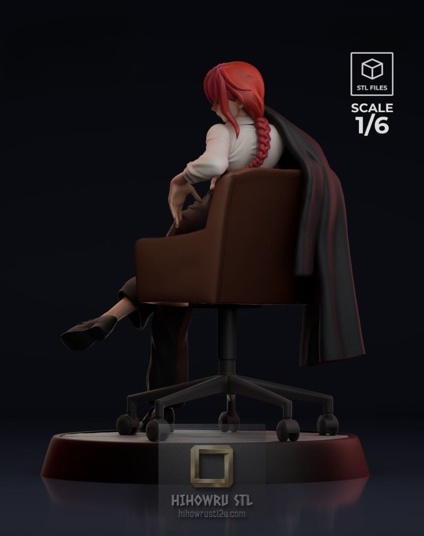 5247 Makima - Chainsaw Man - STL 3D Print Files